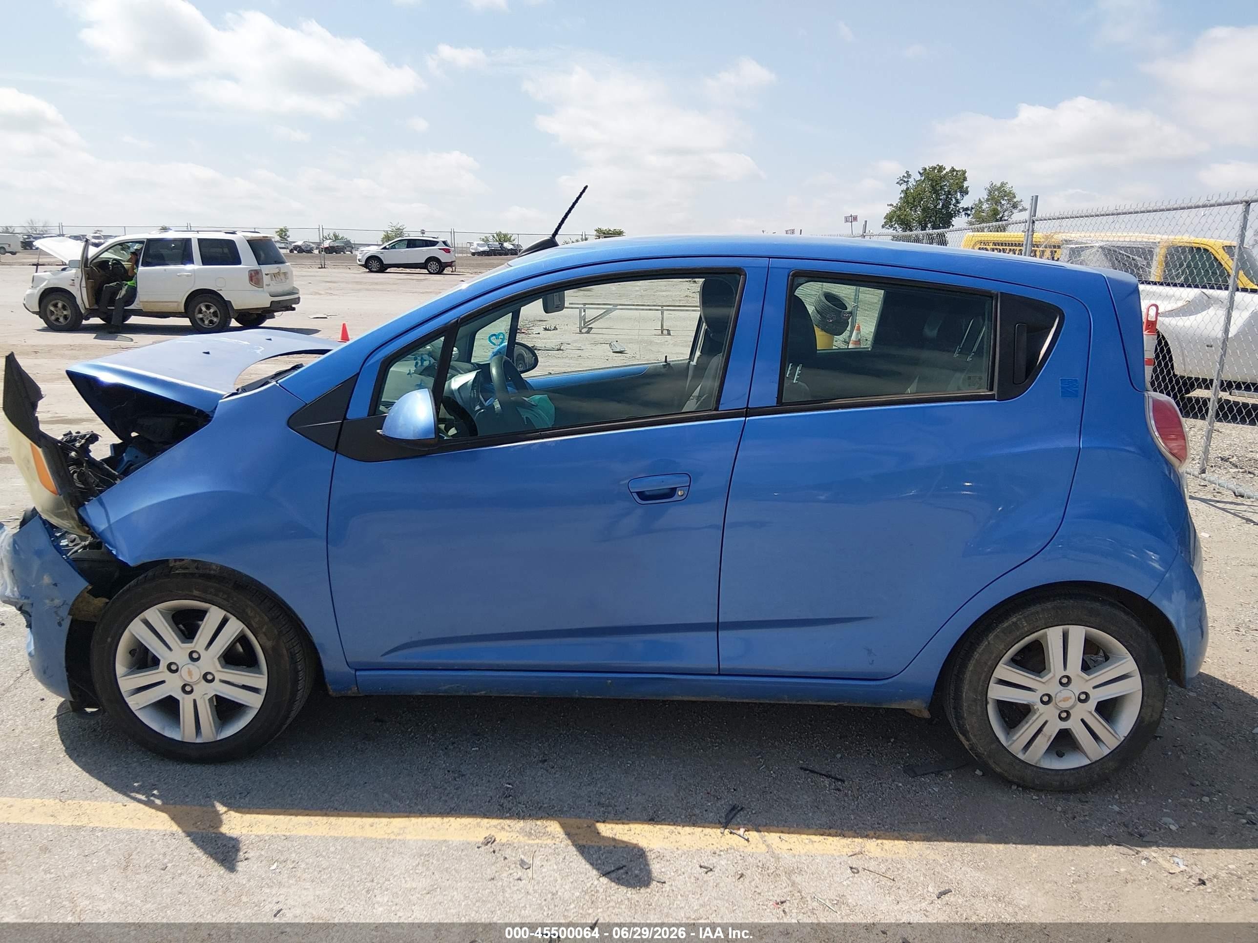 2015 Chevrolet Spark 1lt Cvt Blue vin: KL8CD6S97FC749863