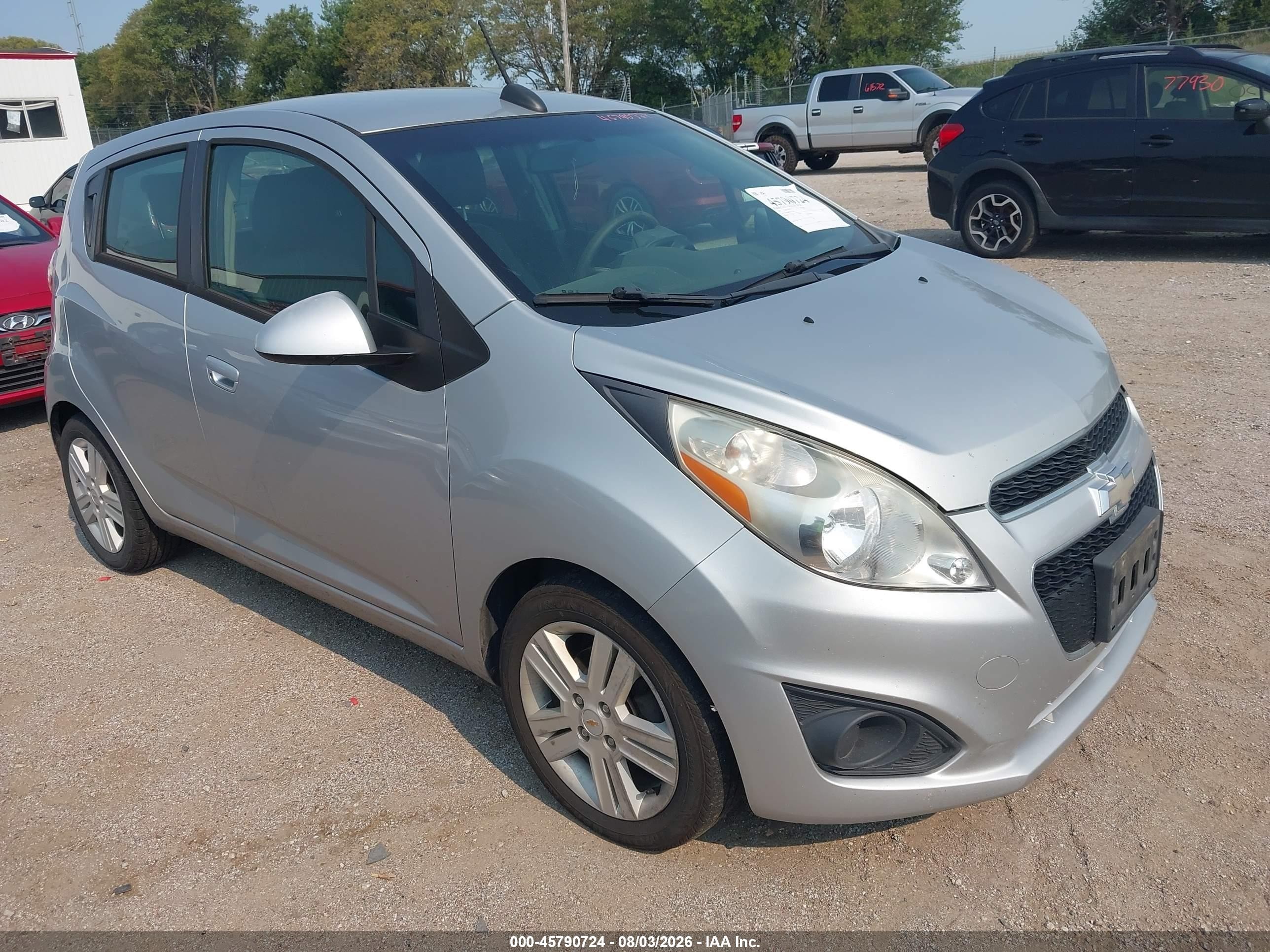 2015 Chevrolet Spark 1lt Cvt Silver vin: KL8CD6S97FC753976