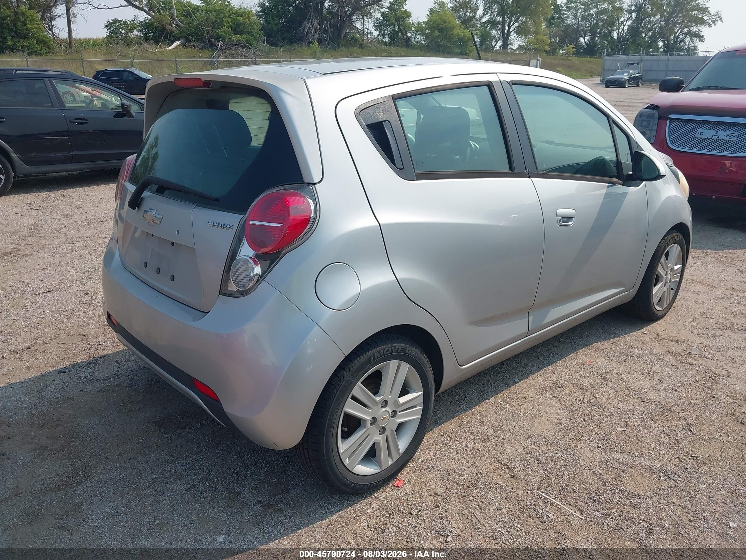 2015 Chevrolet Spark 1lt Cvt Silver vin: KL8CD6S97FC753976