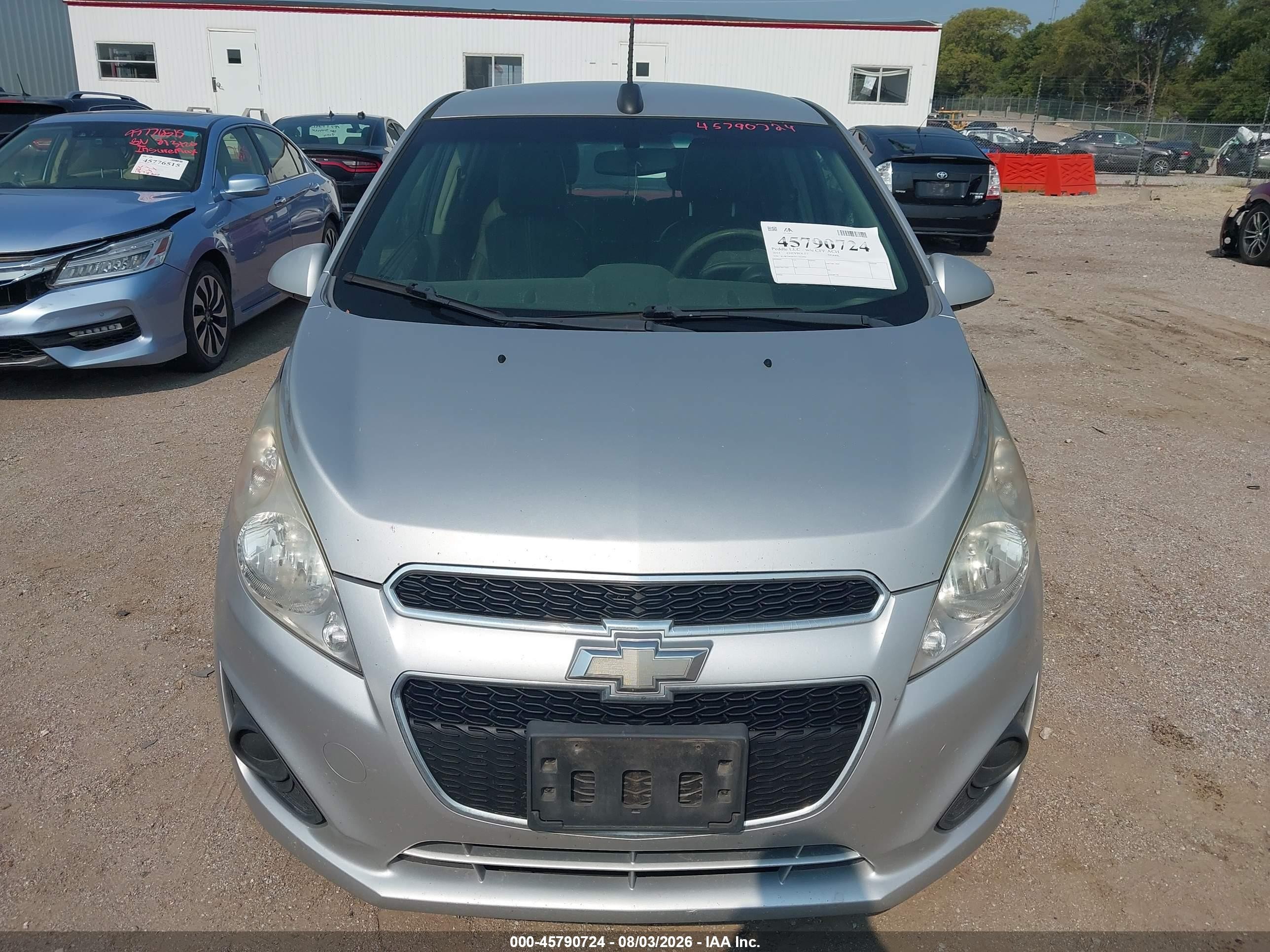 2015 Chevrolet Spark 1lt Cvt Silver vin: KL8CD6S97FC753976
