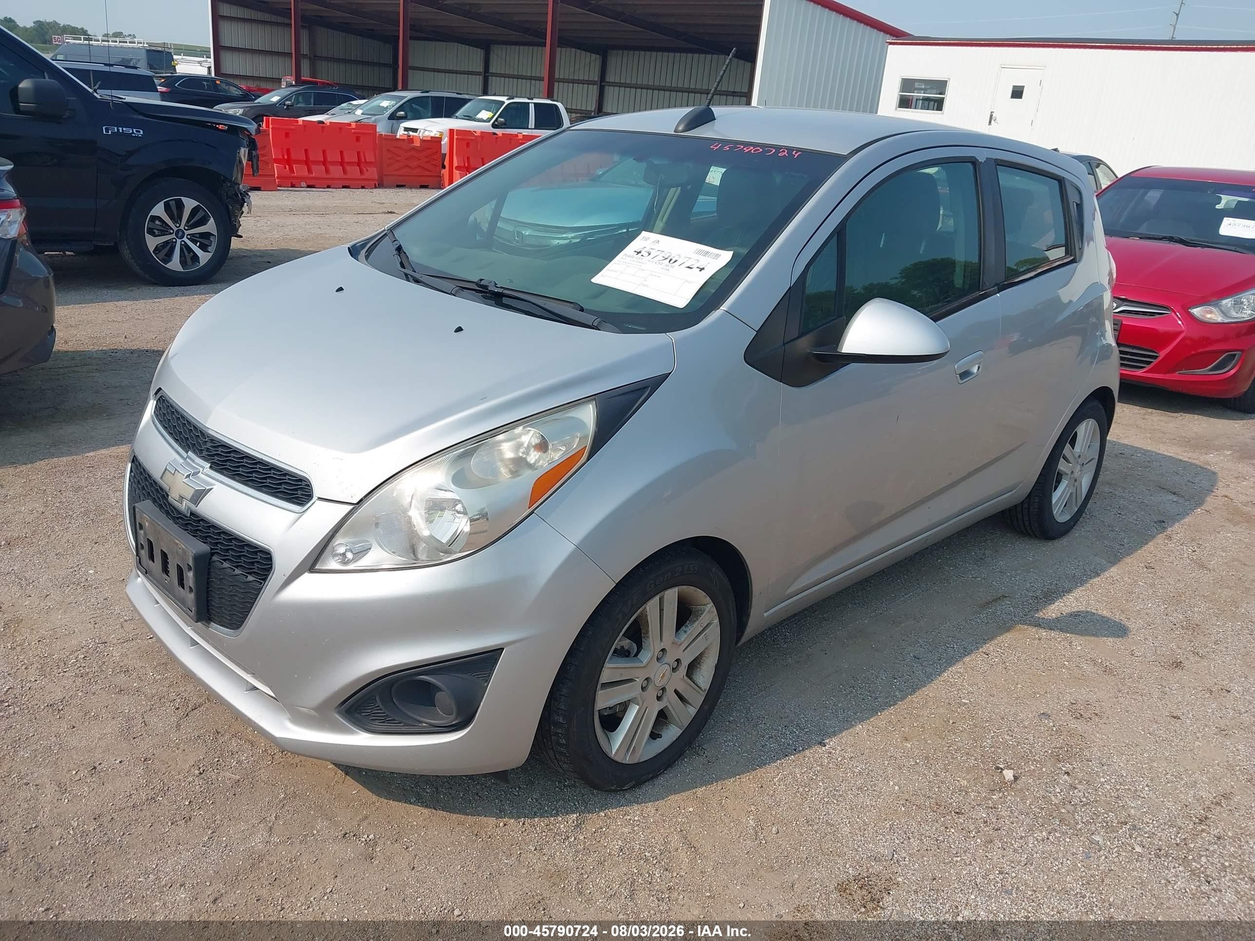 2015 Chevrolet Spark 1lt Cvt Silver vin: KL8CD6S97FC753976