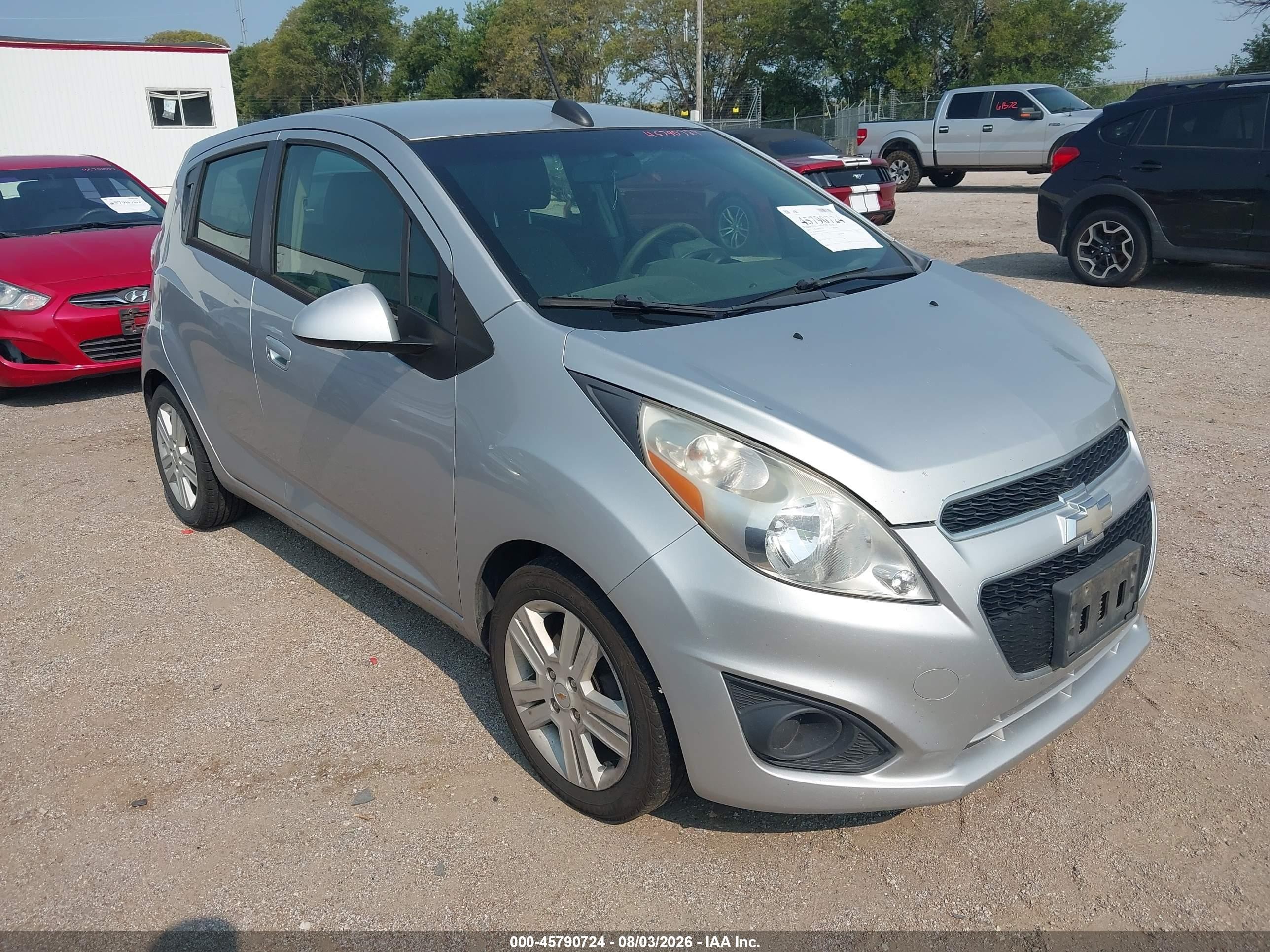 2015 Chevrolet Spark 1lt Cvt Silver vin: KL8CD6S97FC753976