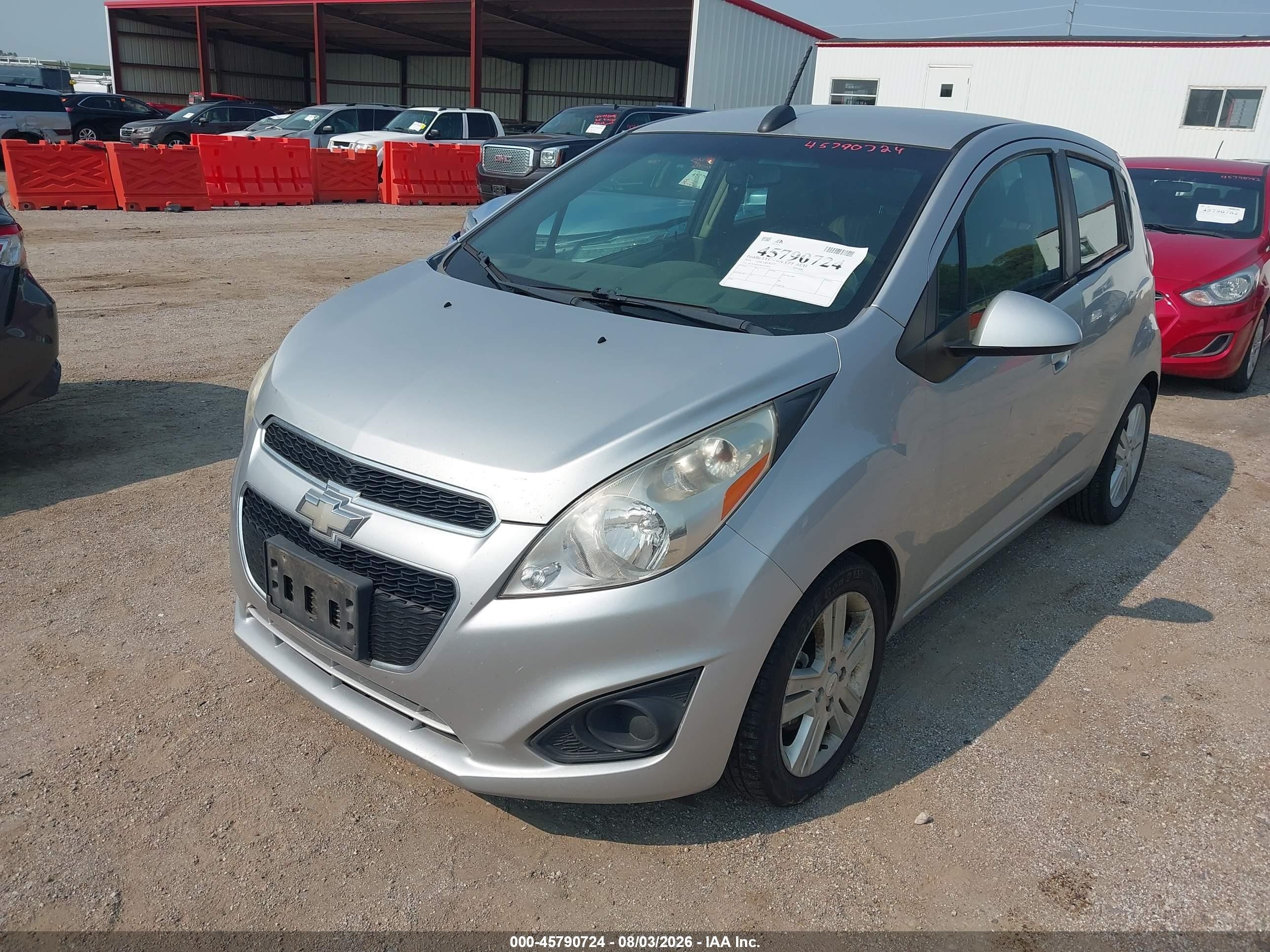 2015 Chevrolet Spark 1lt Cvt Silver vin: KL8CD6S97FC753976