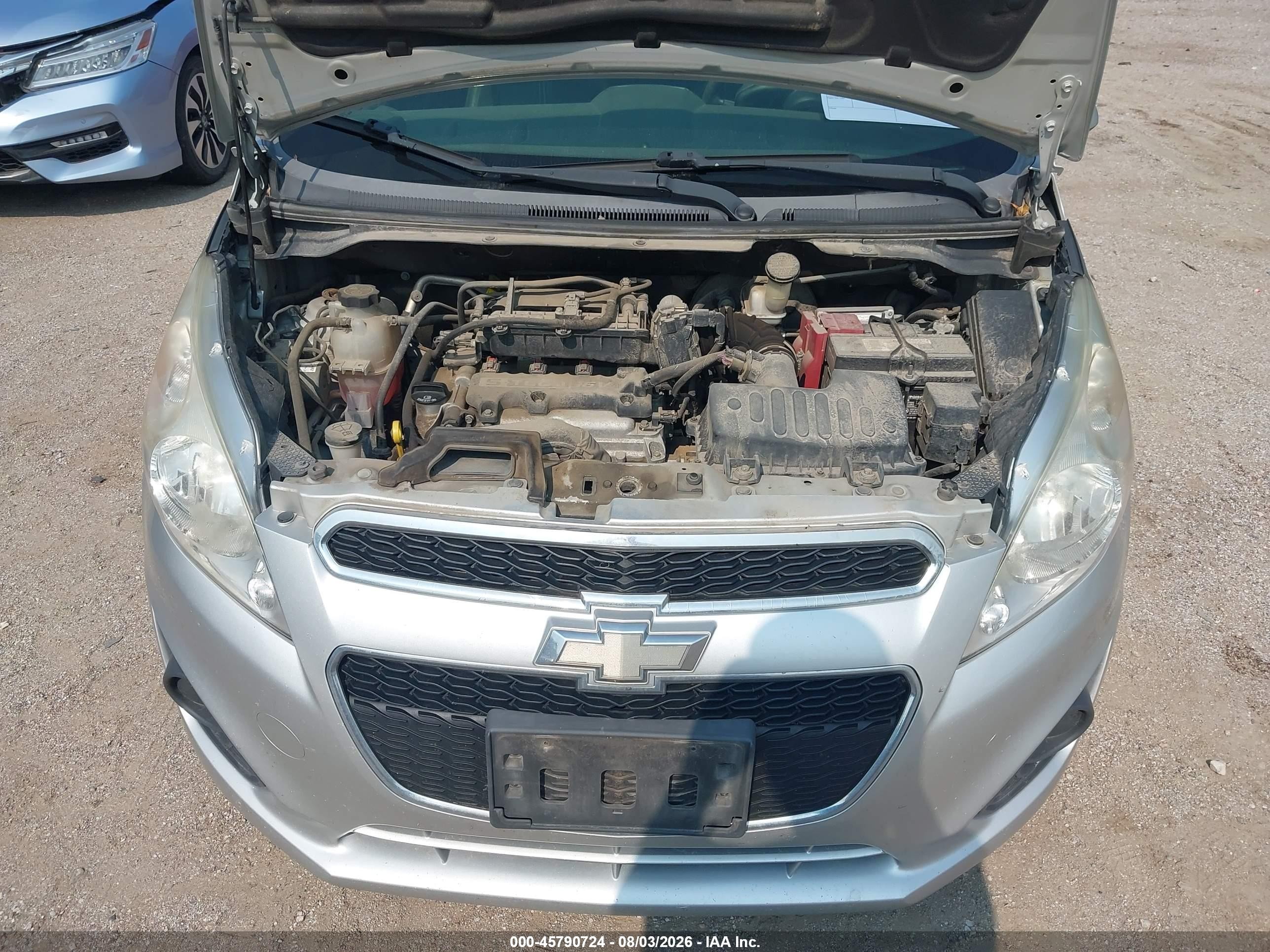 2015 Chevrolet Spark 1lt Cvt Silver vin: KL8CD6S97FC753976