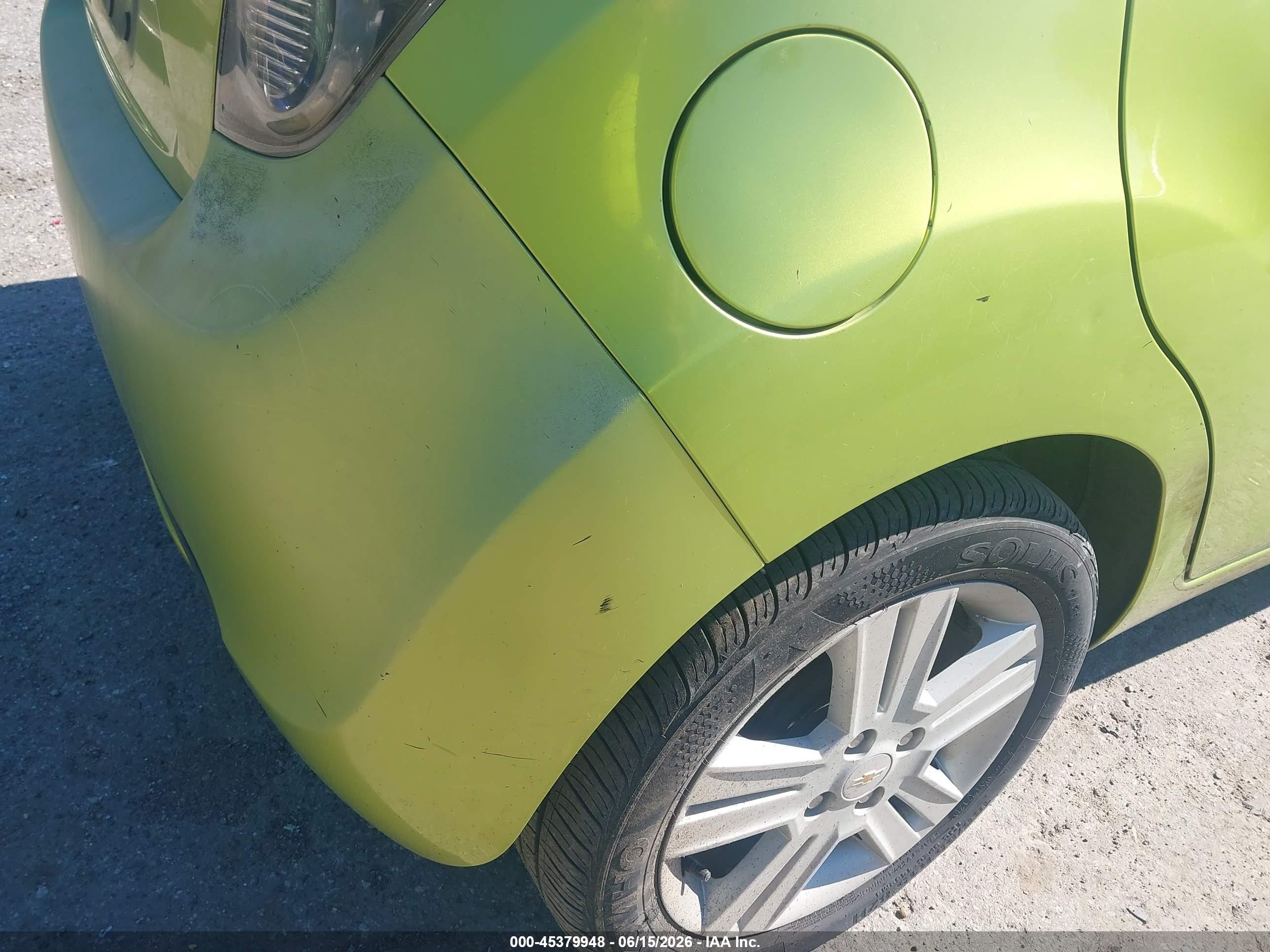 2013 Chevrolet Spark 1lt Auto Green vin: KL8CD6S98DC500260