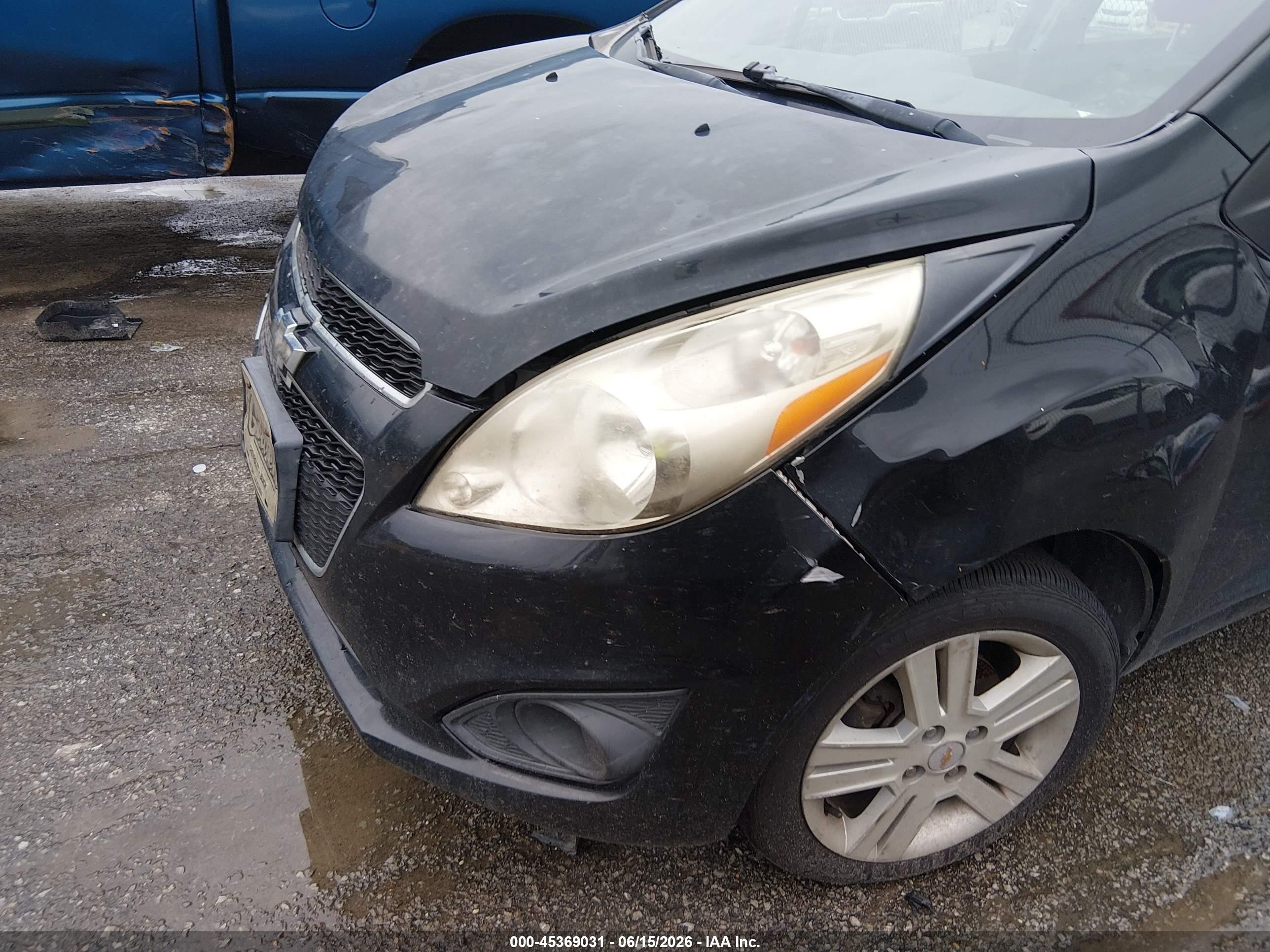 2013 Chevrolet Spark 1lt Auto Black vin: KL8CD6S98DC510786