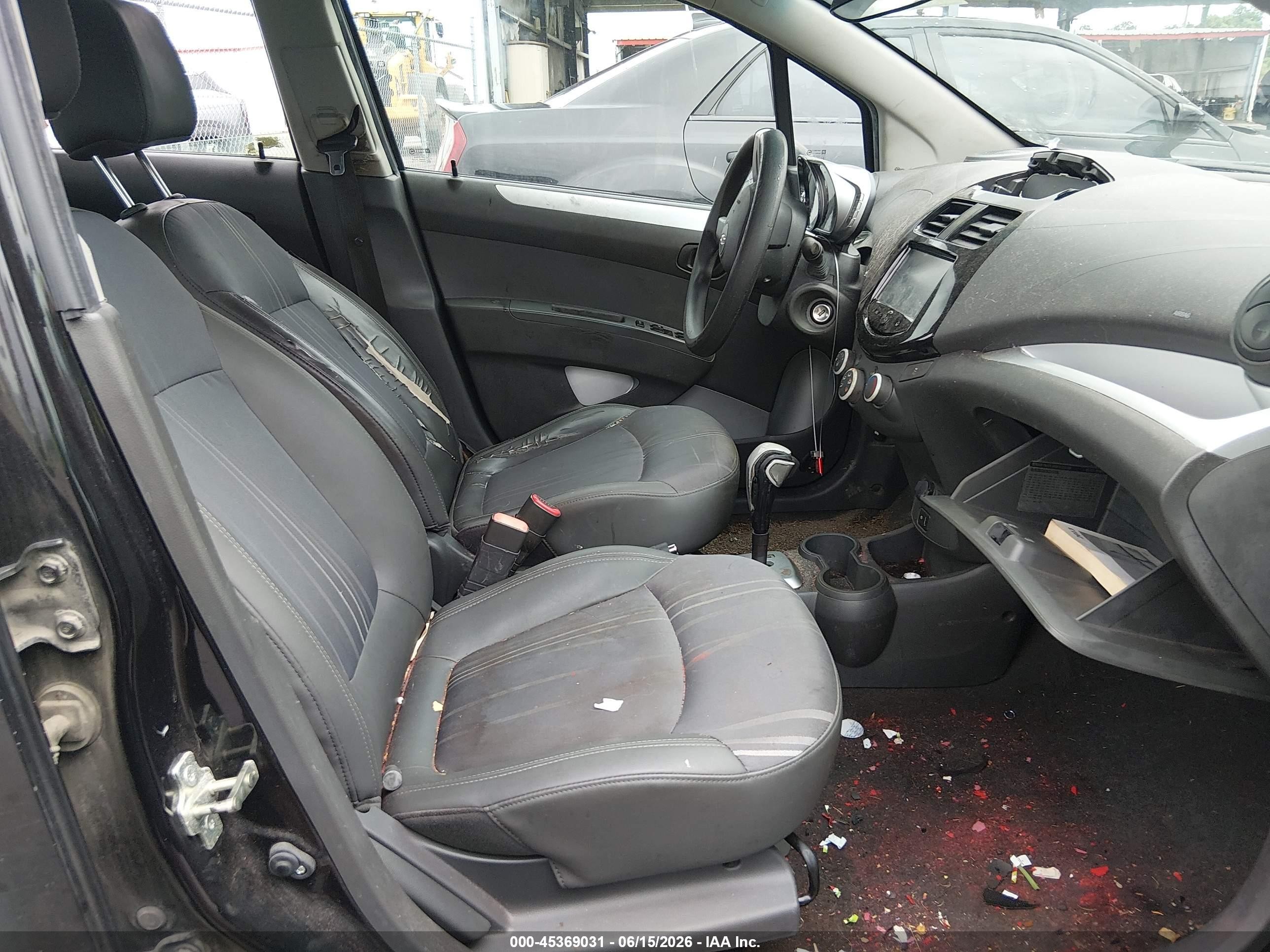 2013 Chevrolet Spark 1lt Auto Black vin: KL8CD6S98DC510786