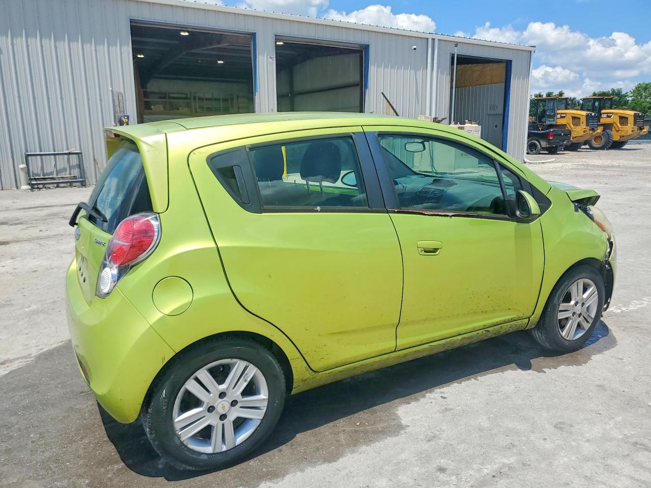 2013 Chevrolet Spark 1lt Green vin: KL8CD6S98DC557803