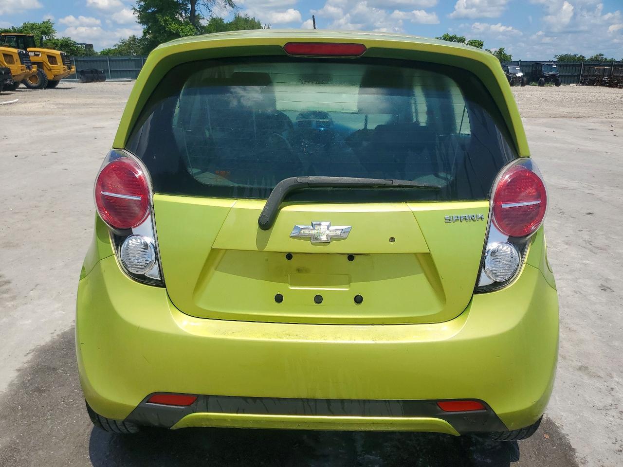2013 Chevrolet Spark 1lt Green vin: KL8CD6S98DC557803