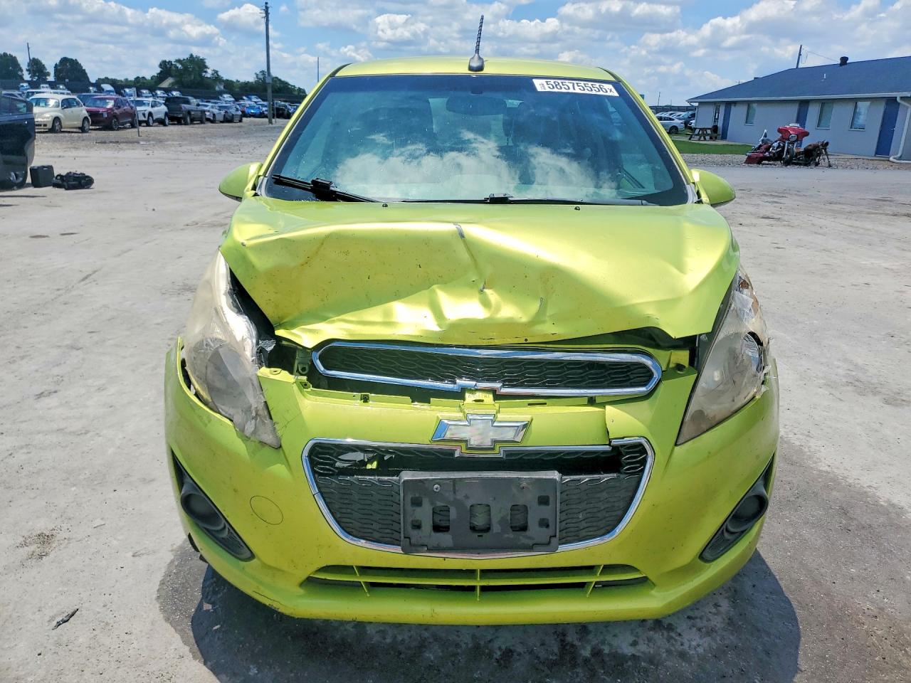 2013 Chevrolet Spark 1lt Green vin: KL8CD6S98DC557803