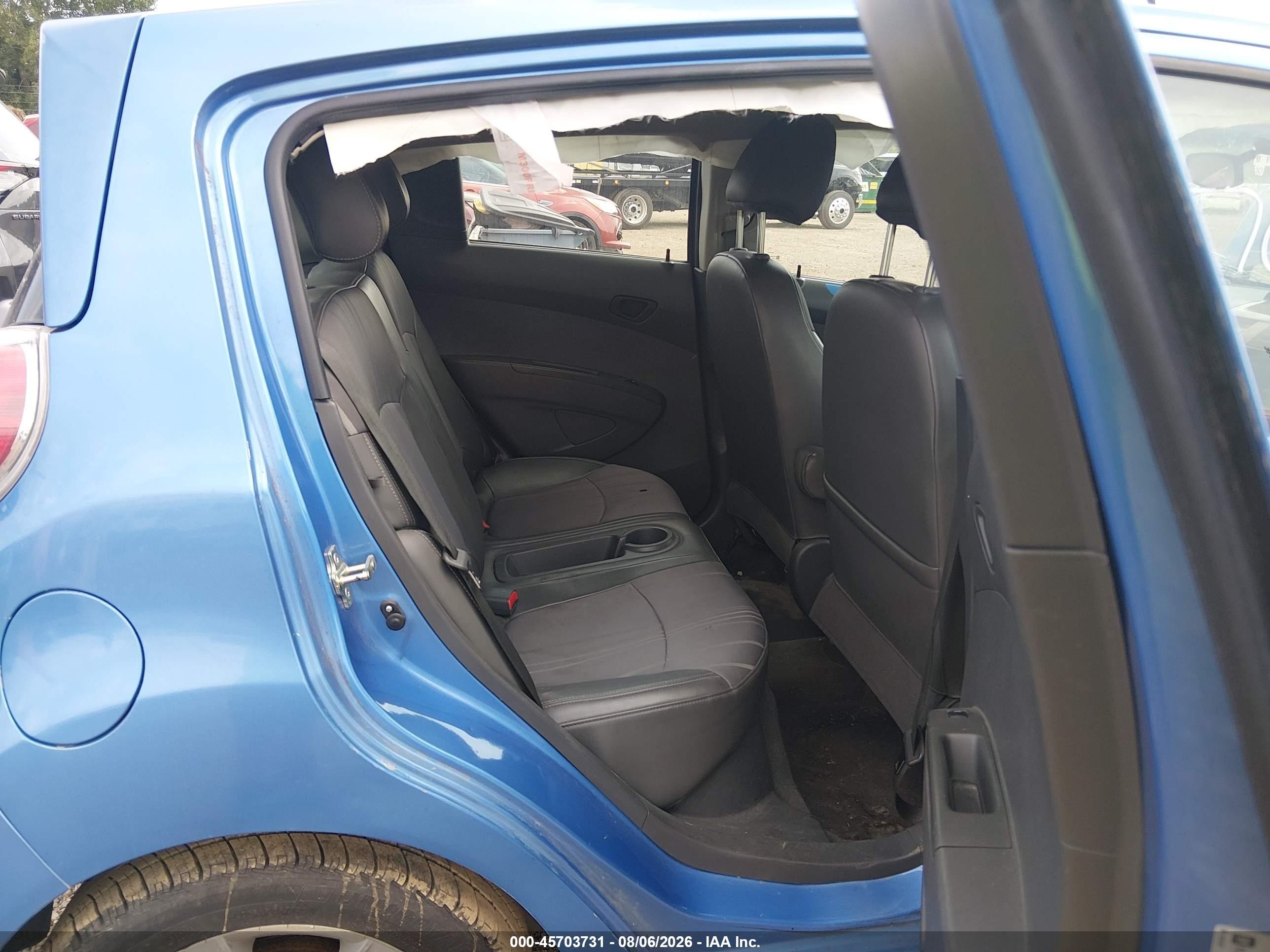 2013 Chevrolet Spark 1lt Auto Blue vin: KL8CD6S98DC575945