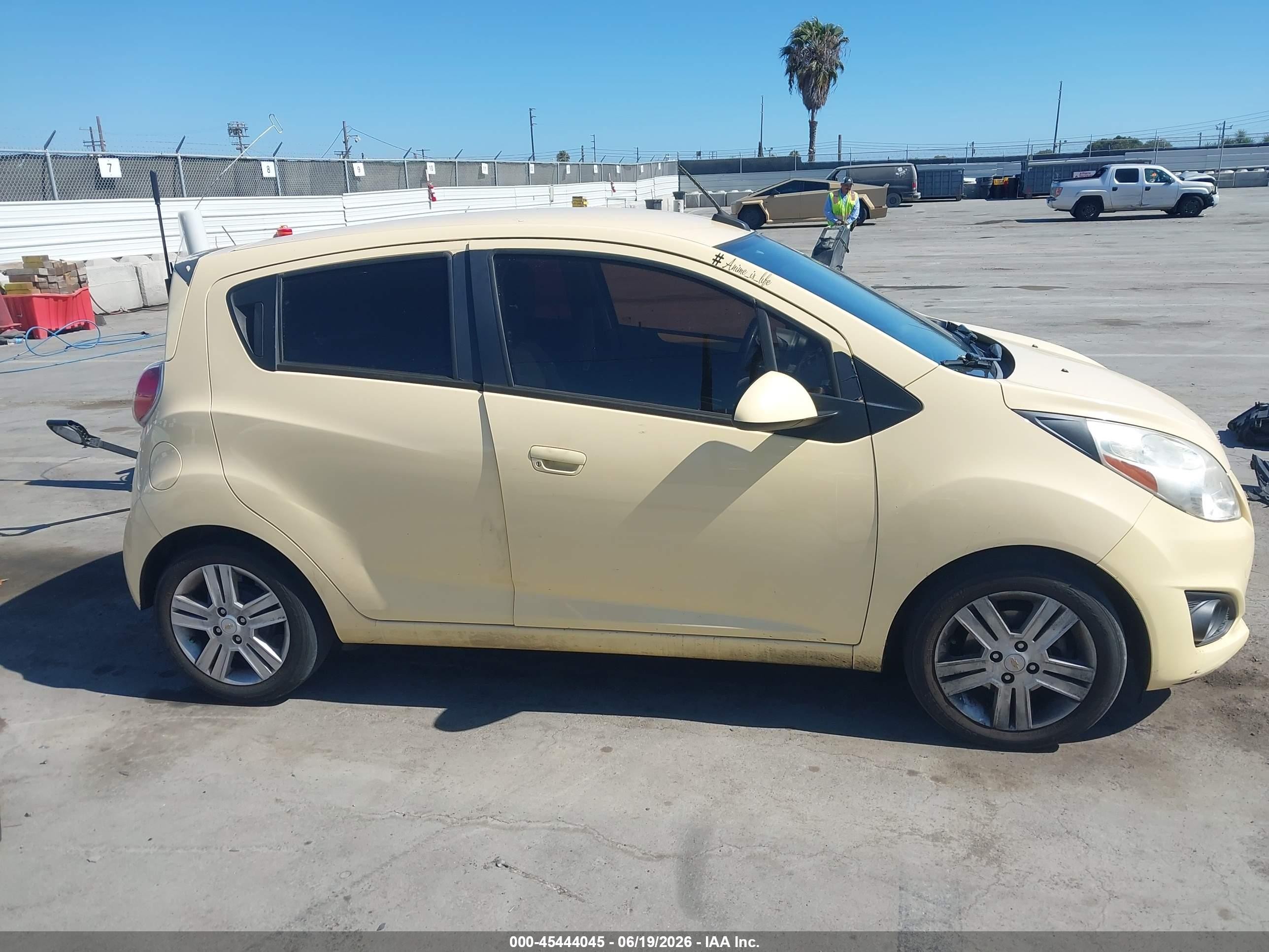 2013 Chevrolet Spark 1lt Auto Yellow vin: KL8CD6S98DC577744