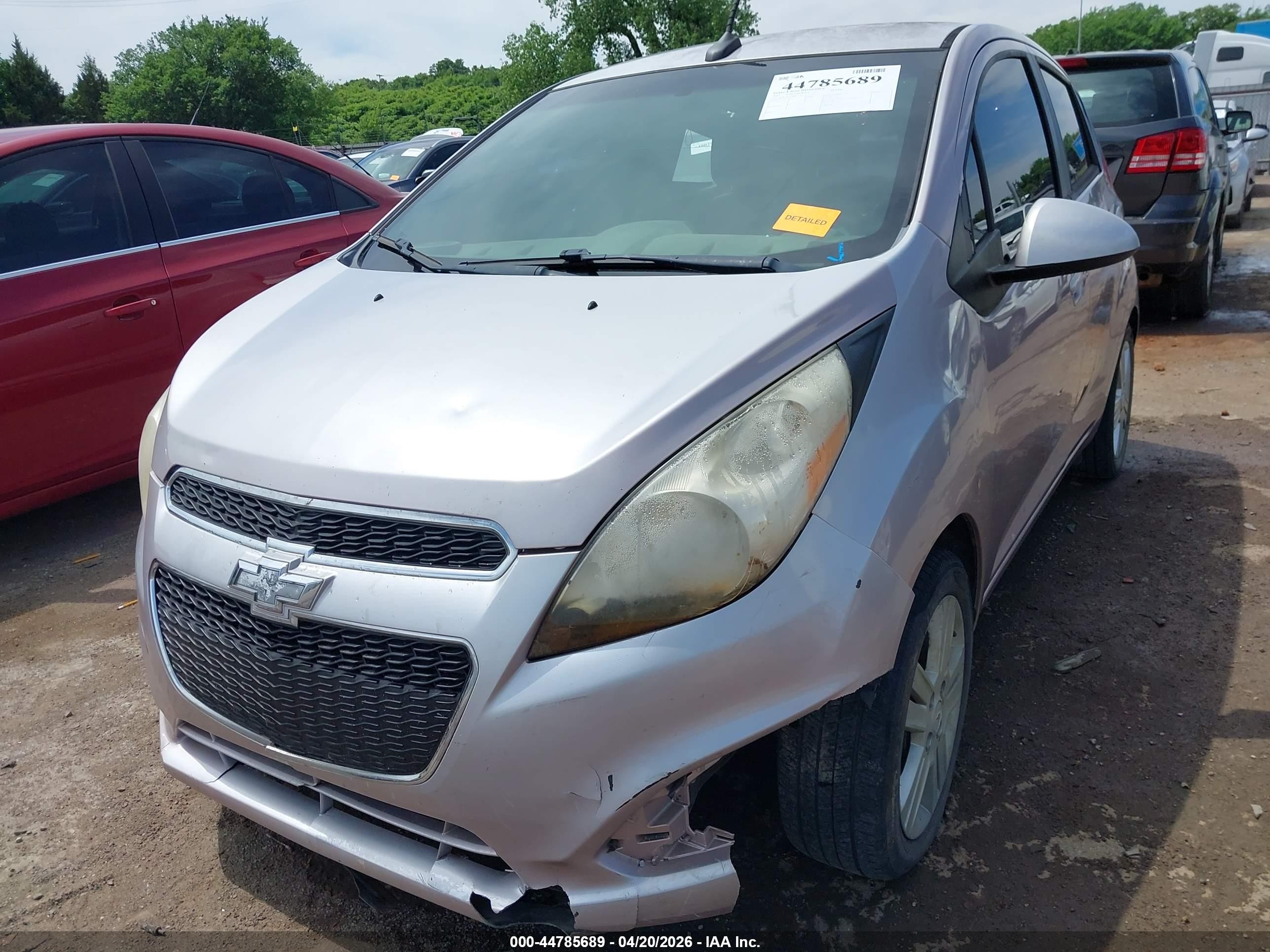 2013 Chevrolet Spark 1lt Auto Pink vin: KL8CD6S98DC578117