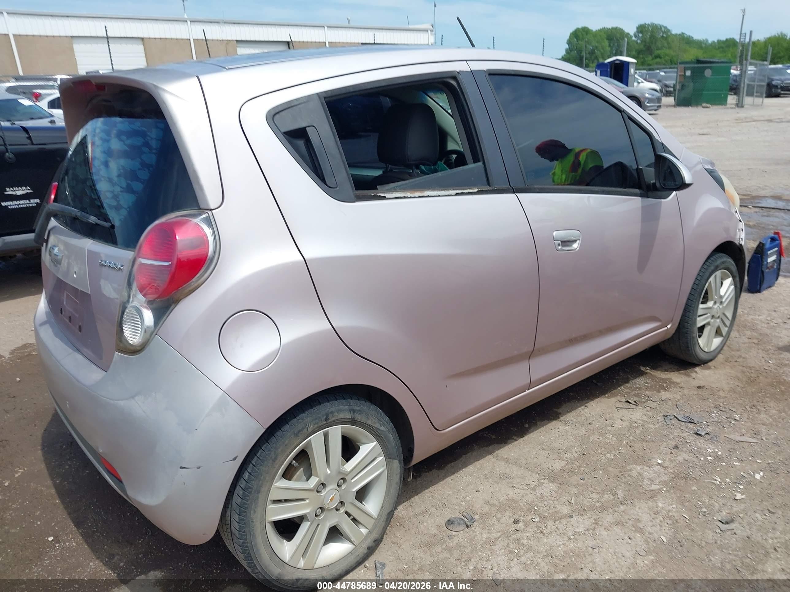 2013 Chevrolet Spark 1lt Auto Pink vin: KL8CD6S98DC578117