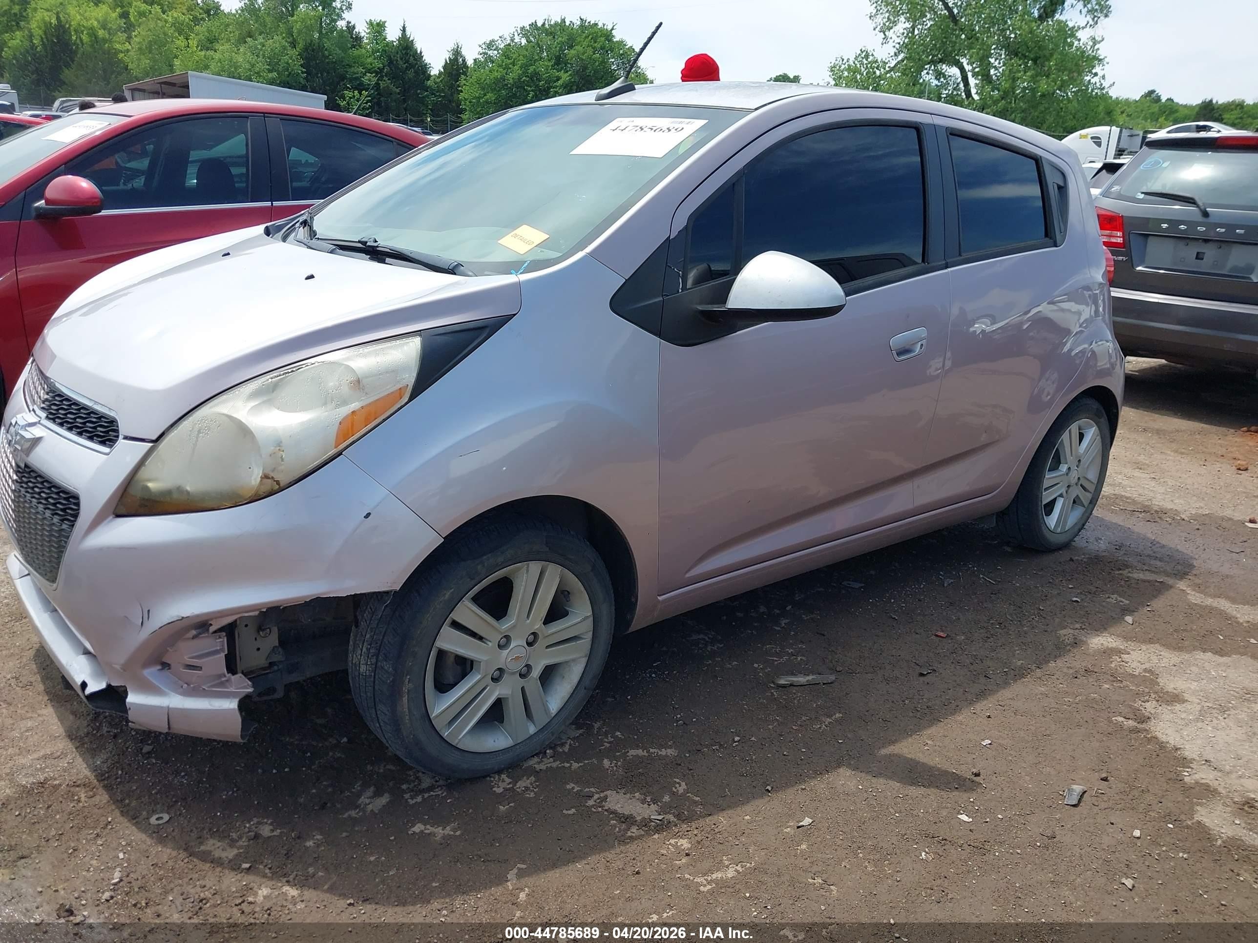 2013 Chevrolet Spark 1lt Auto Pink vin: KL8CD6S98DC578117