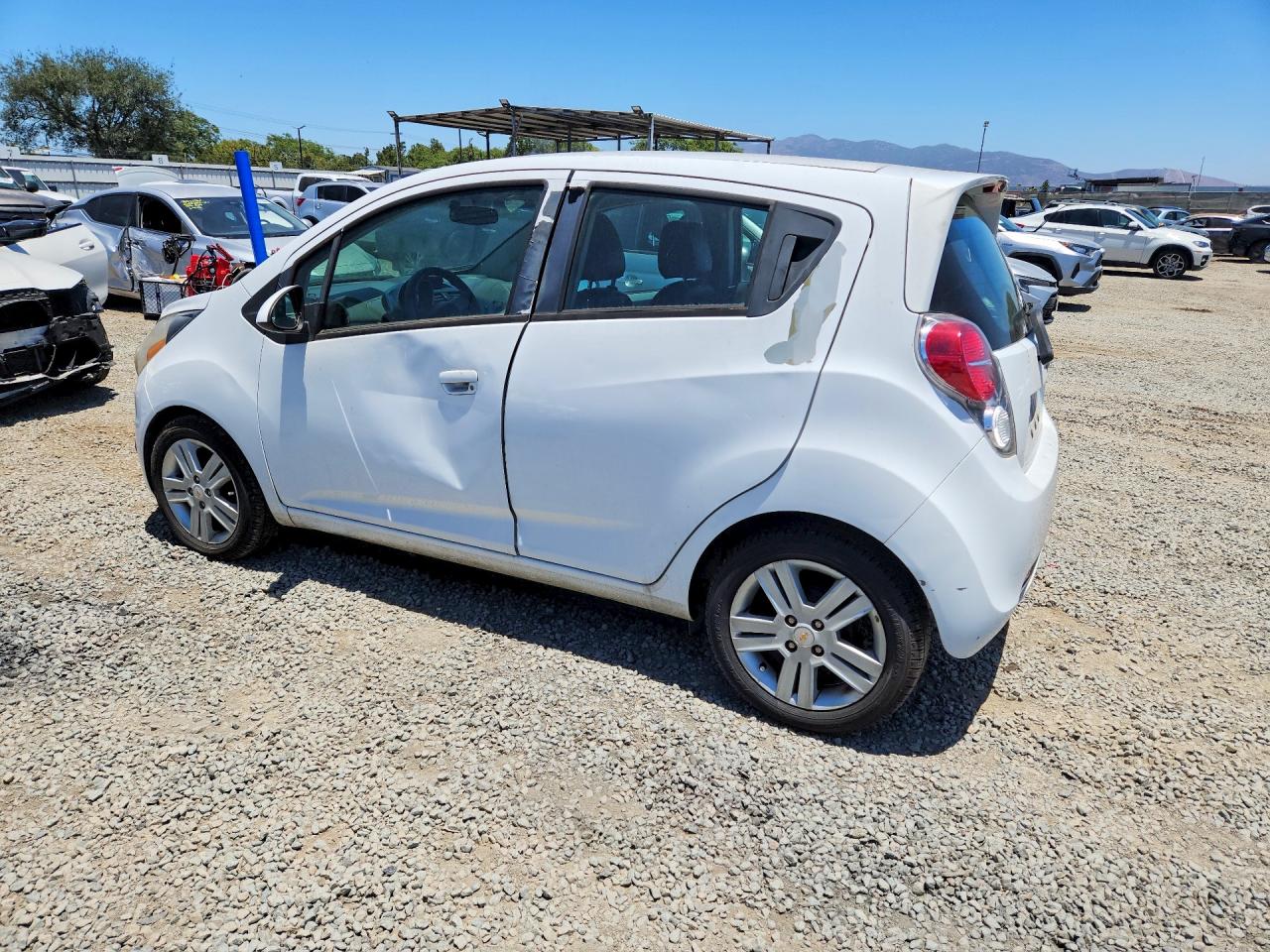 2013 Chevrolet Spark White vin: KL8CD6S98DC583673