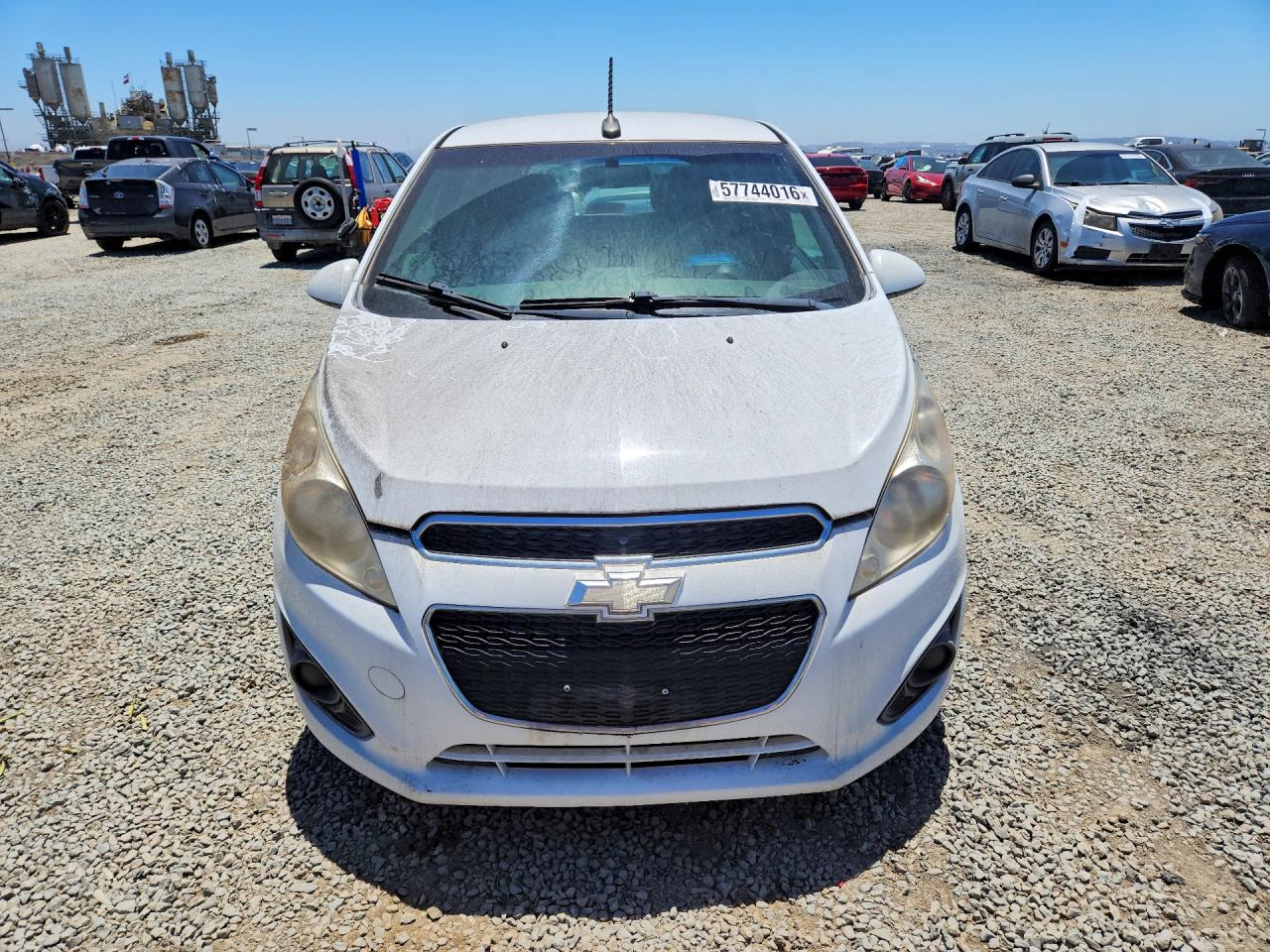 2013 Chevrolet Spark White vin: KL8CD6S98DC583673