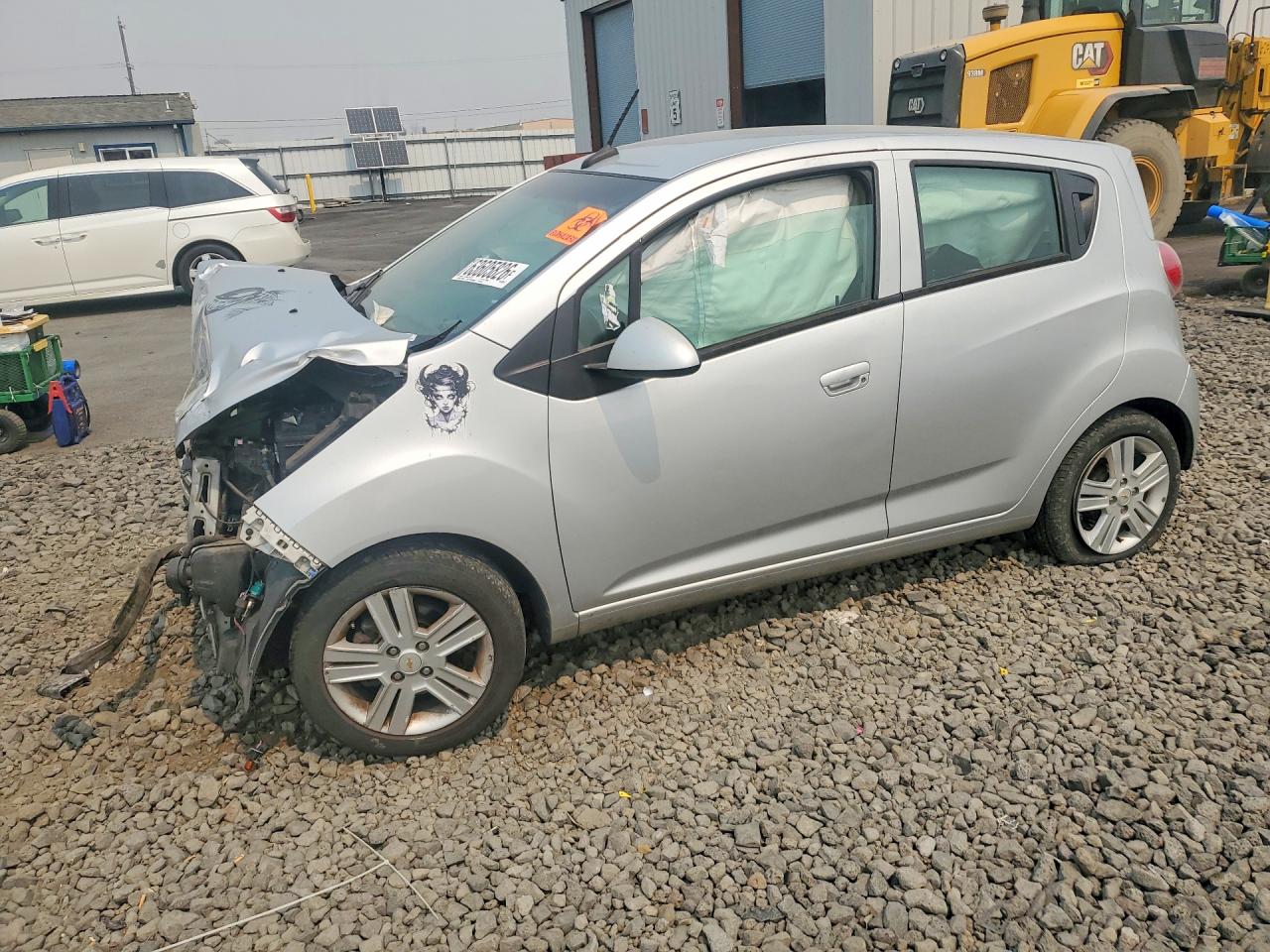 2013 Chevrolet Spark 1lt Silver vin: KL8CD6S98DC614288