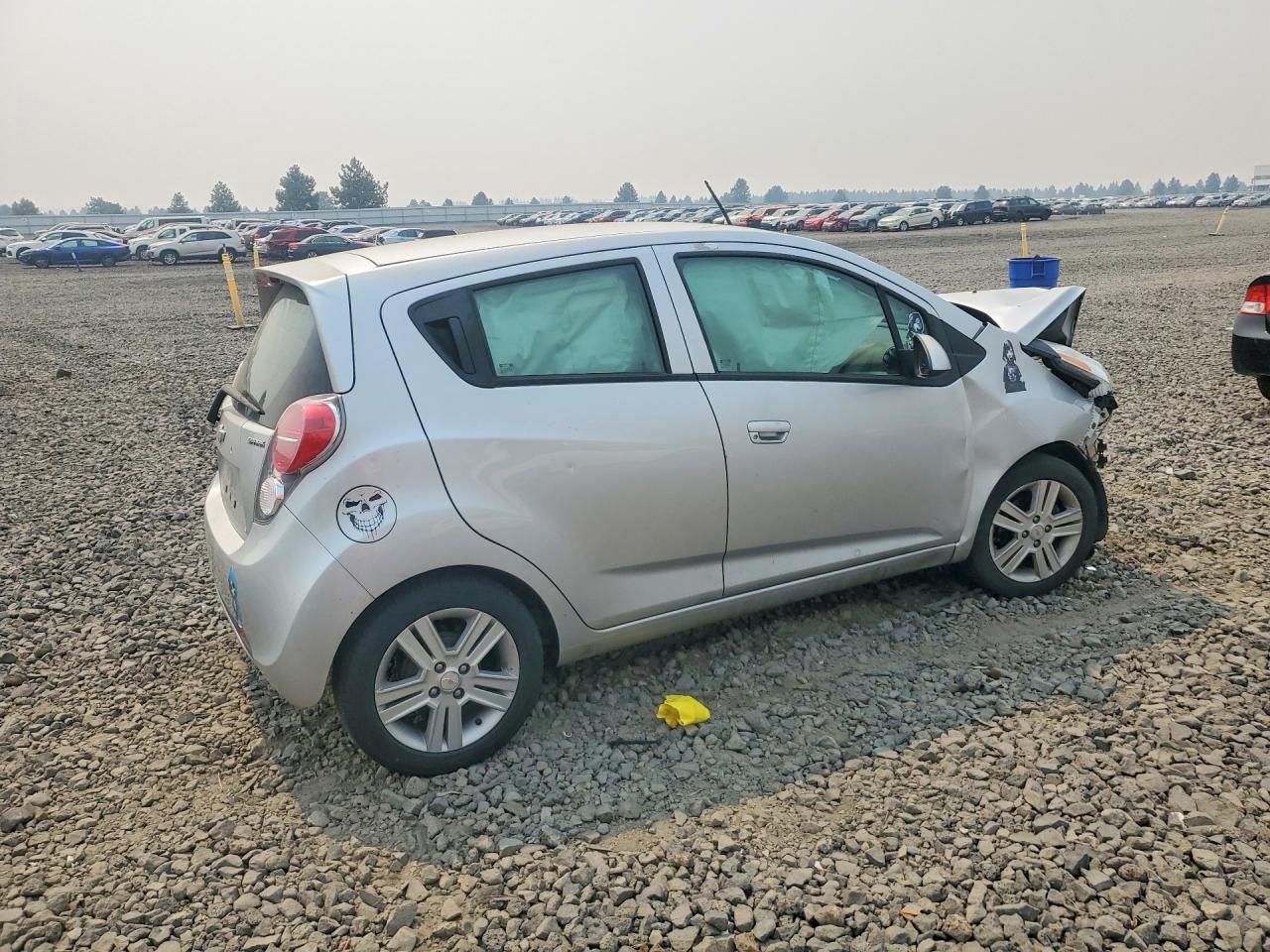 2013 Chevrolet Spark 1lt Silver vin: KL8CD6S98DC614288