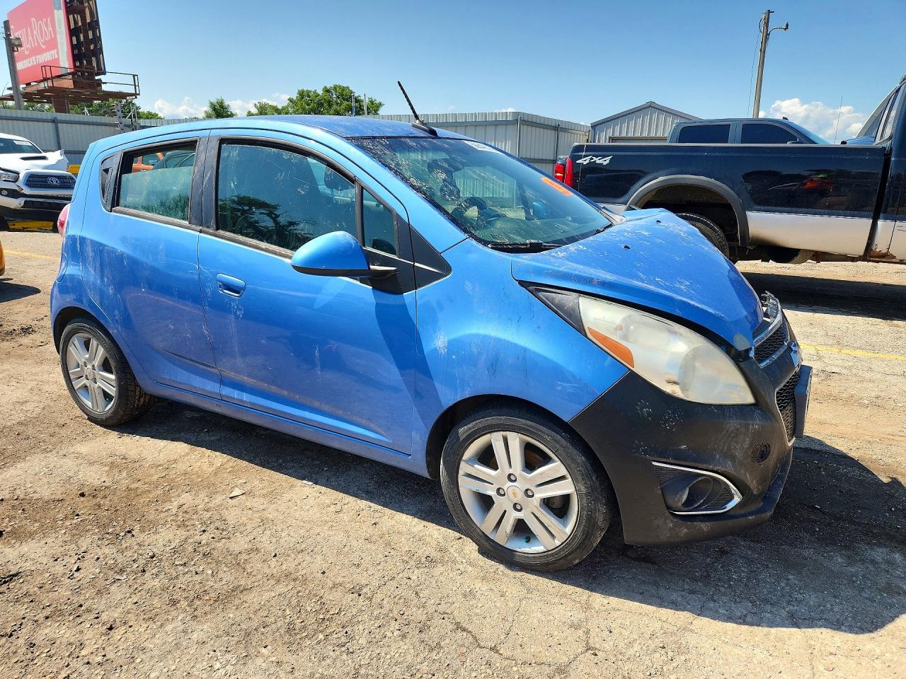 2014 Chevrolet Spark 1lt Blue vin: KL8CD6S98EC457721
