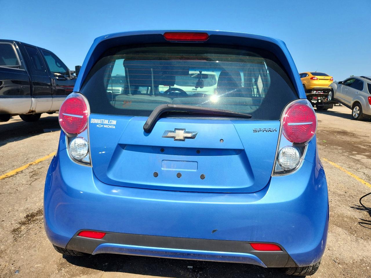 2014 Chevrolet Spark 1lt Blue vin: KL8CD6S98EC457721