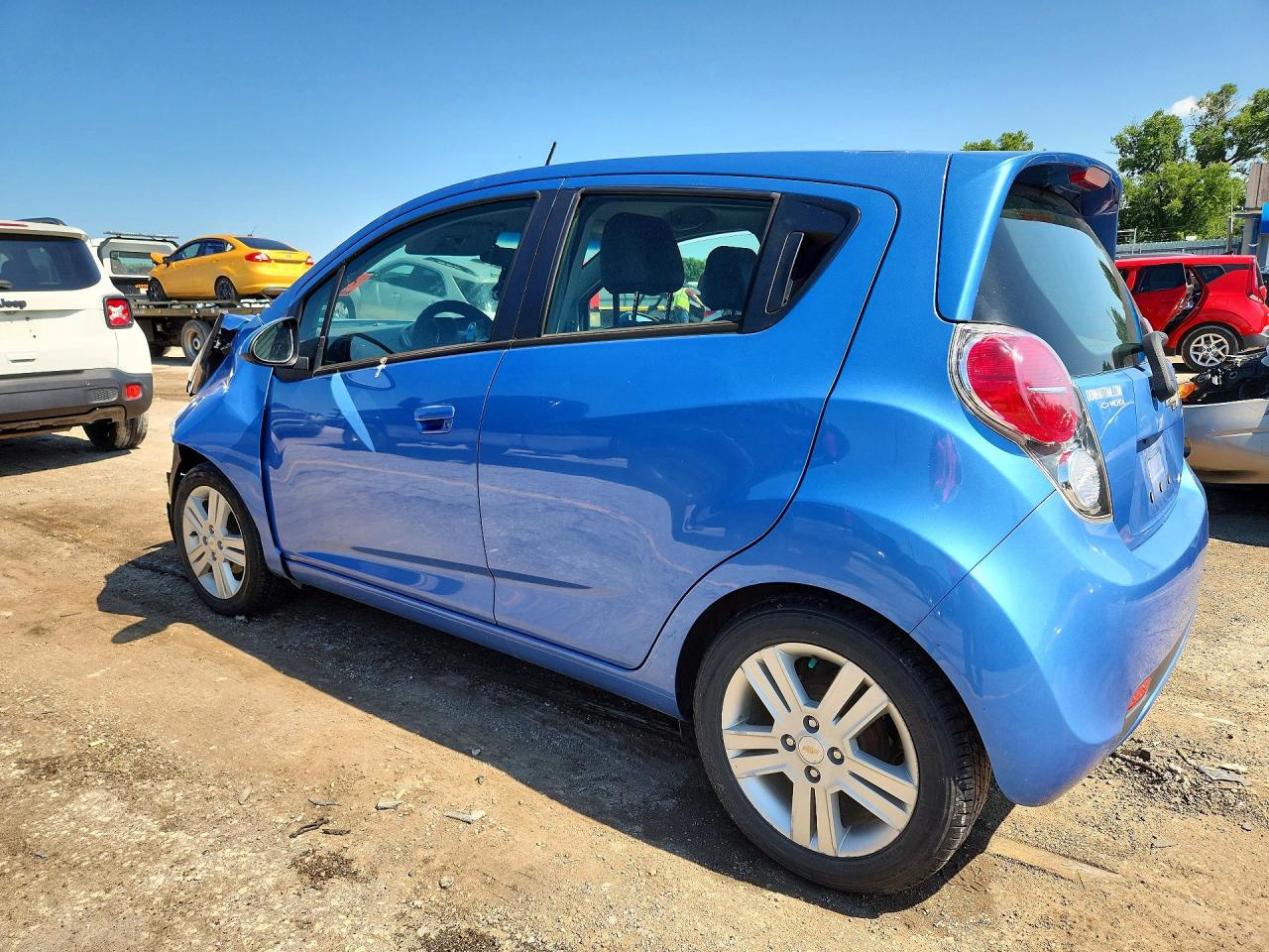 2014 Chevrolet Spark 1lt Blue vin: KL8CD6S98EC457721