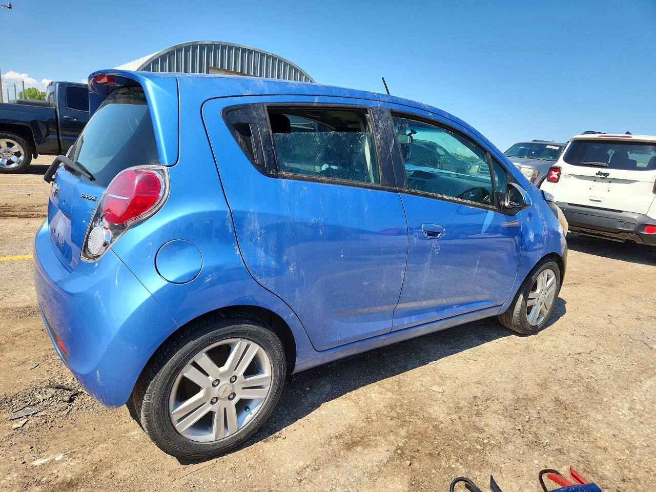 2014 Chevrolet Spark 1lt Blue vin: KL8CD6S98EC457721