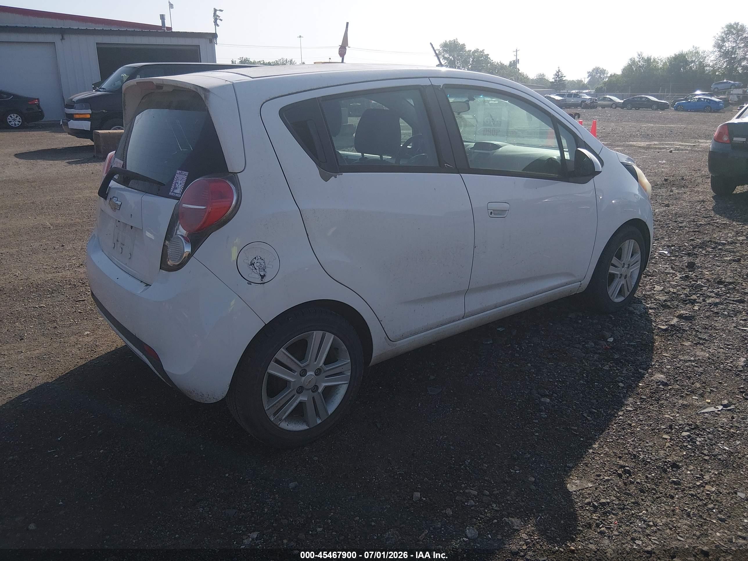 2014 Chevrolet Spark 1lt Auto White vin: KL8CD6S98EC465625