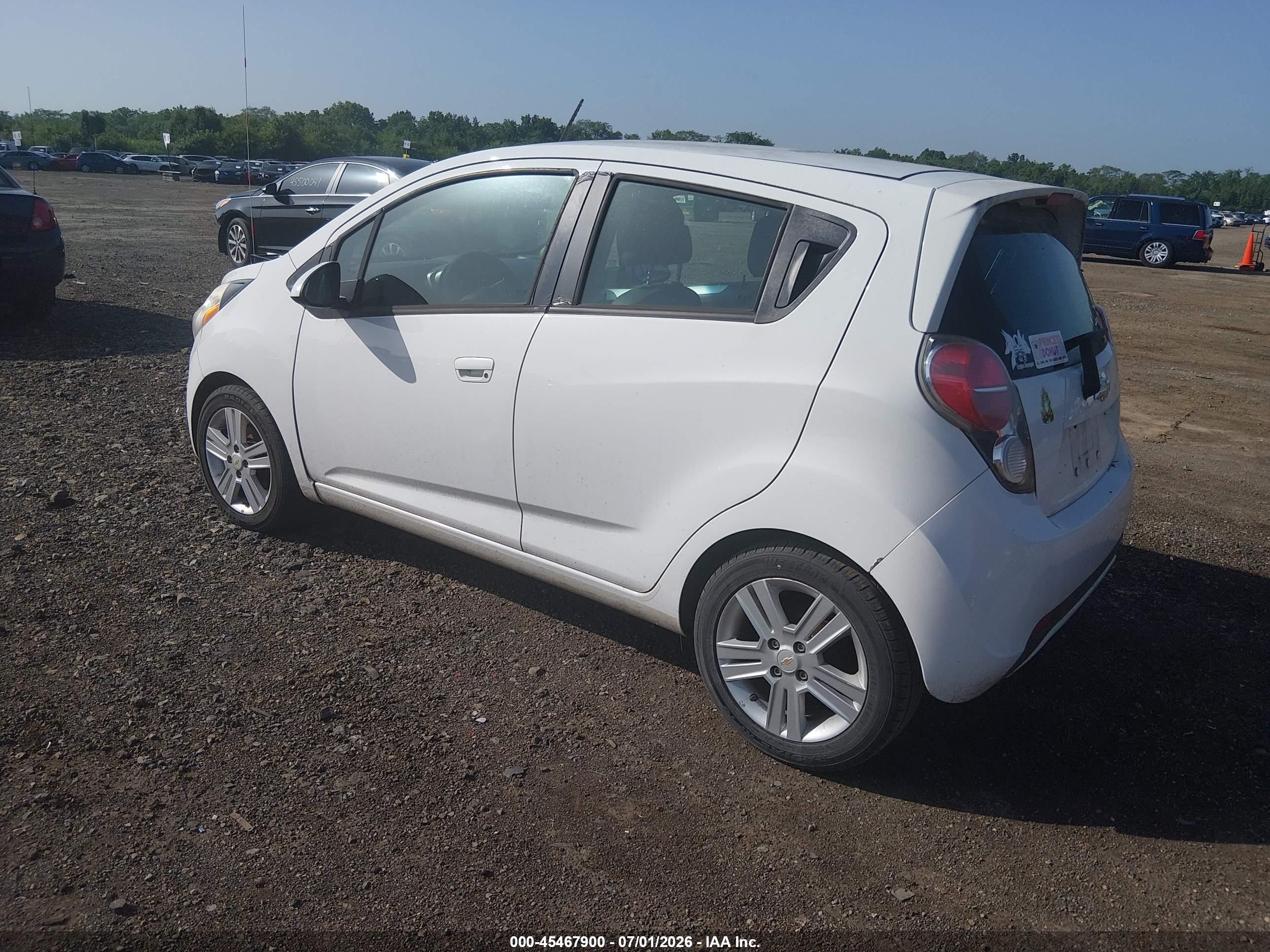 2014 Chevrolet Spark 1lt Auto White vin: KL8CD6S98EC465625