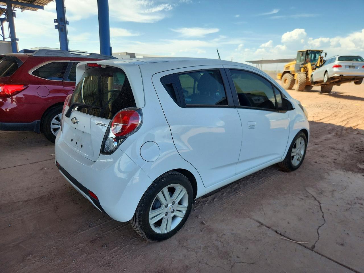 2014 Chevrolet Spark 1lt White vin: KL8CD6S98EC540873