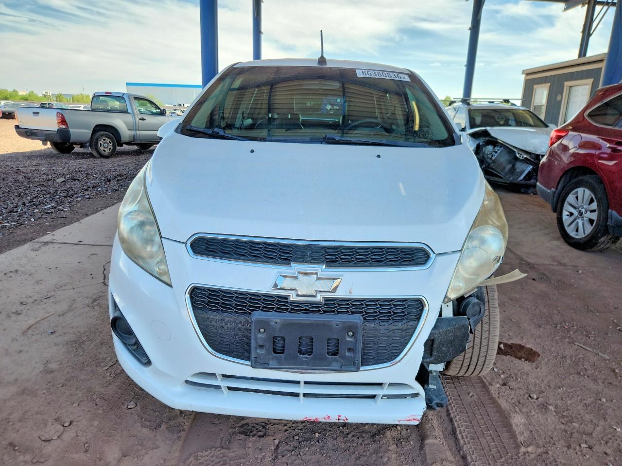 2014 Chevrolet Spark 1lt White vin: KL8CD6S98EC540873
