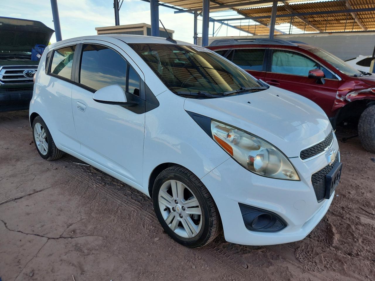 2014 Chevrolet Spark 1lt White vin: KL8CD6S98EC540873