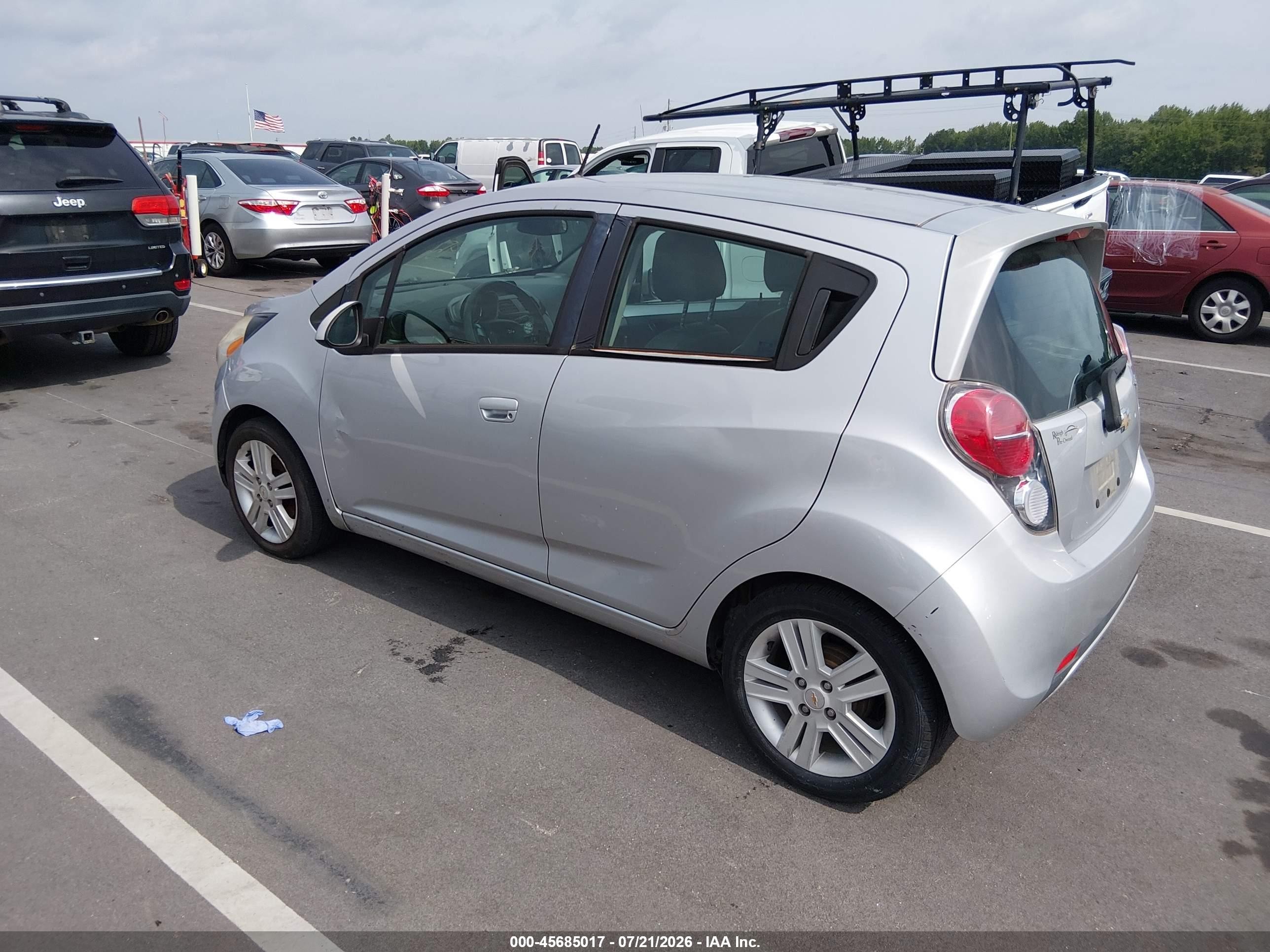 2015 Chevrolet Spark 1lt Cvt Silver vin: KL8CD6S98FC737690
