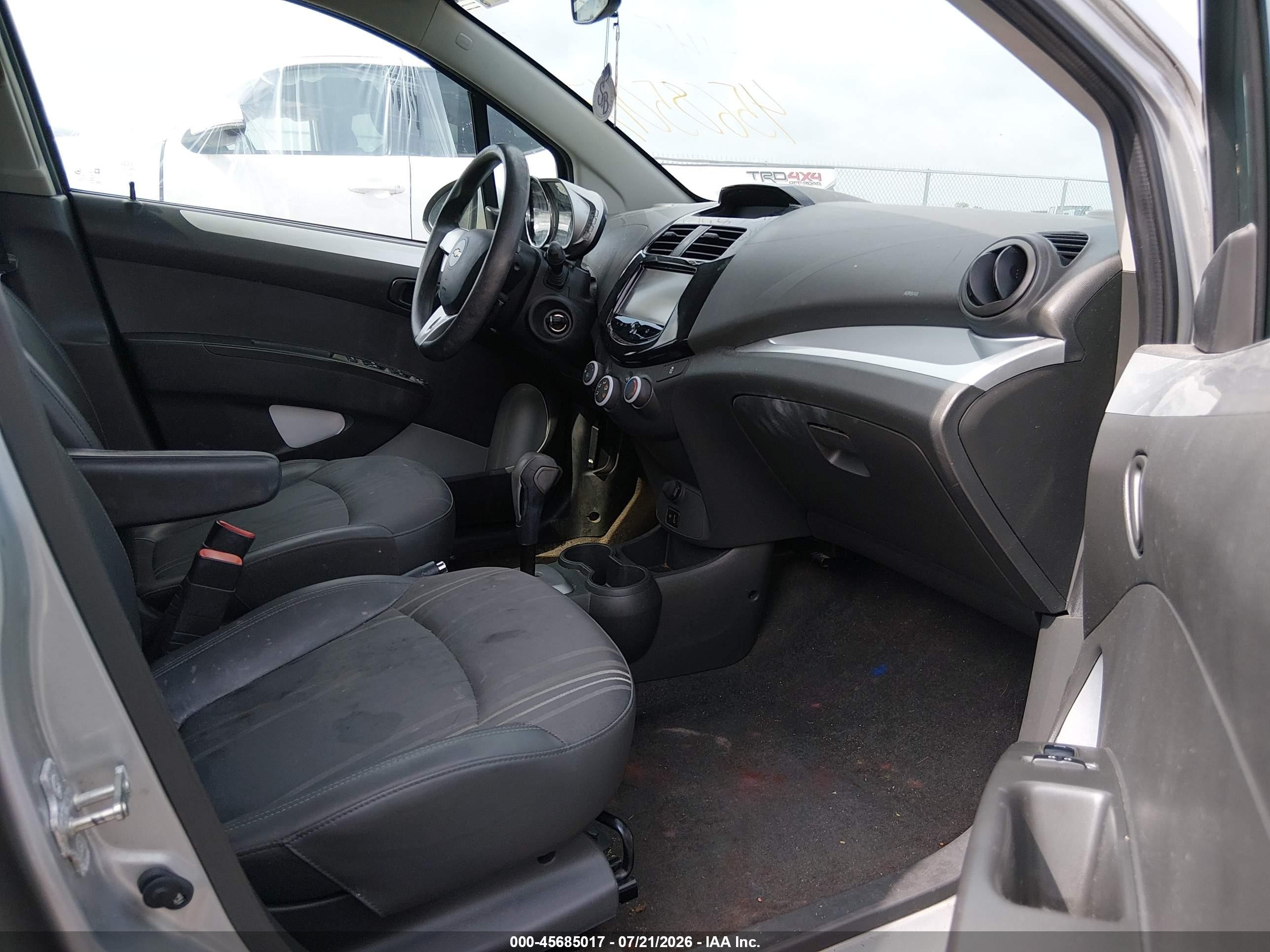 2015 Chevrolet Spark 1lt Cvt Silver vin: KL8CD6S98FC737690