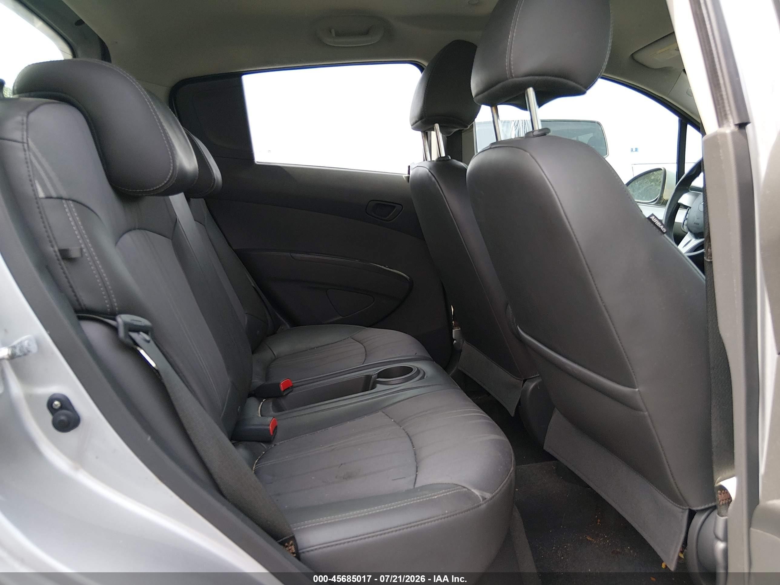 2015 Chevrolet Spark 1lt Cvt Silver vin: KL8CD6S98FC737690