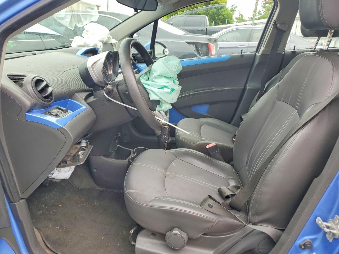 2015 Chevrolet Spark 1lt Blue vin: KL8CD6S98FC751265