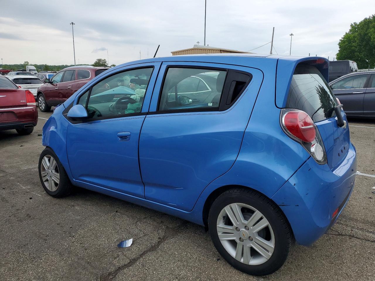 2015 Chevrolet Spark 1lt Blue vin: KL8CD6S98FC751265