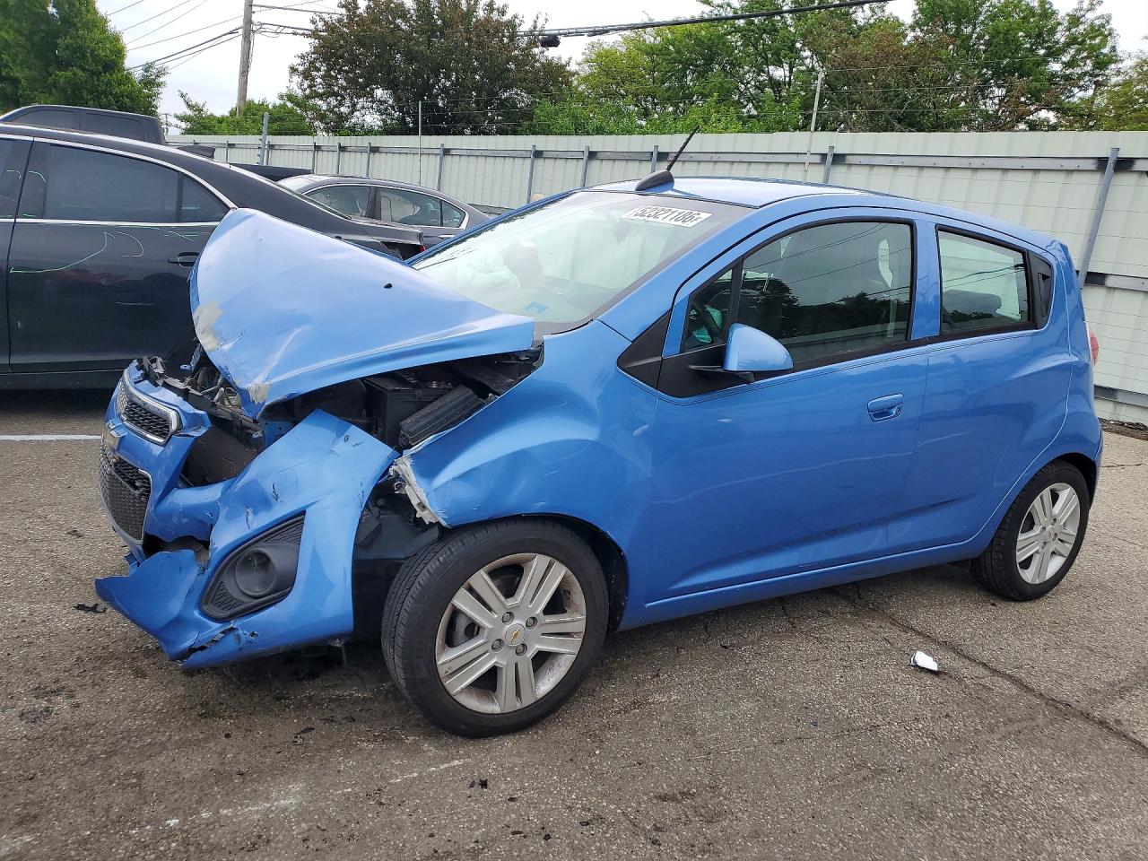 2015 Chevrolet Spark 1lt Синий vin: KL8CD6S98FC751265