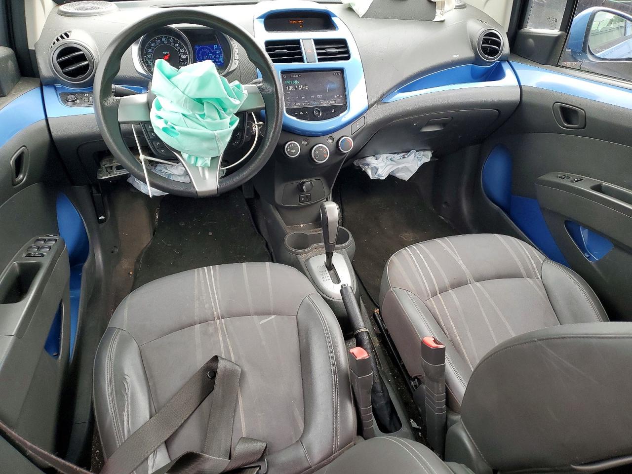 2015 Chevrolet Spark 1lt Blue vin: KL8CD6S98FC751265