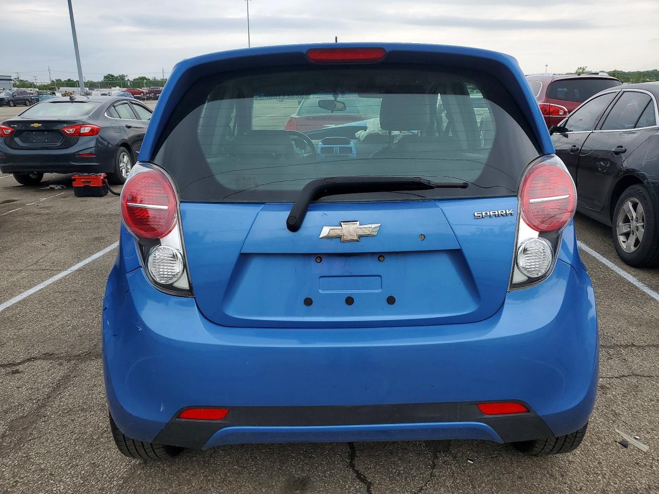 2015 Chevrolet Spark 1lt Blue vin: KL8CD6S98FC751265