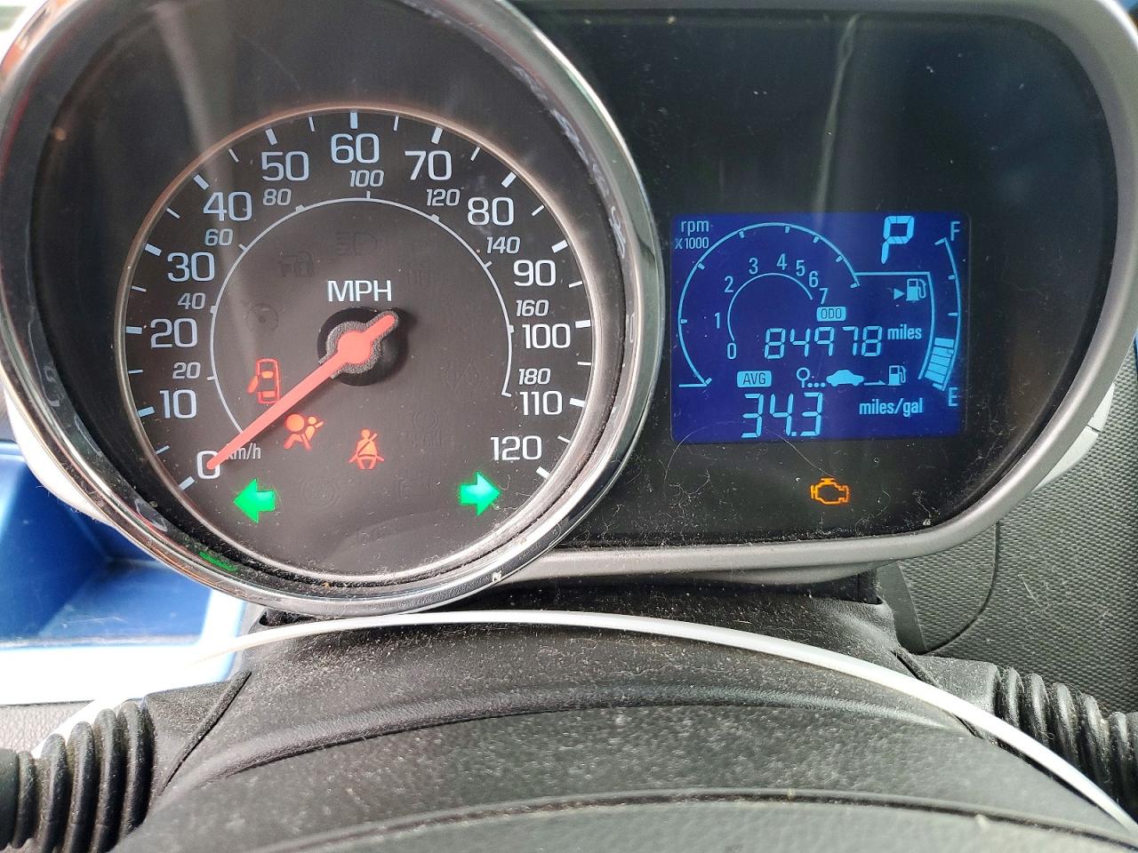 2015 Chevrolet Spark 1lt Blue vin: KL8CD6S98FC751265