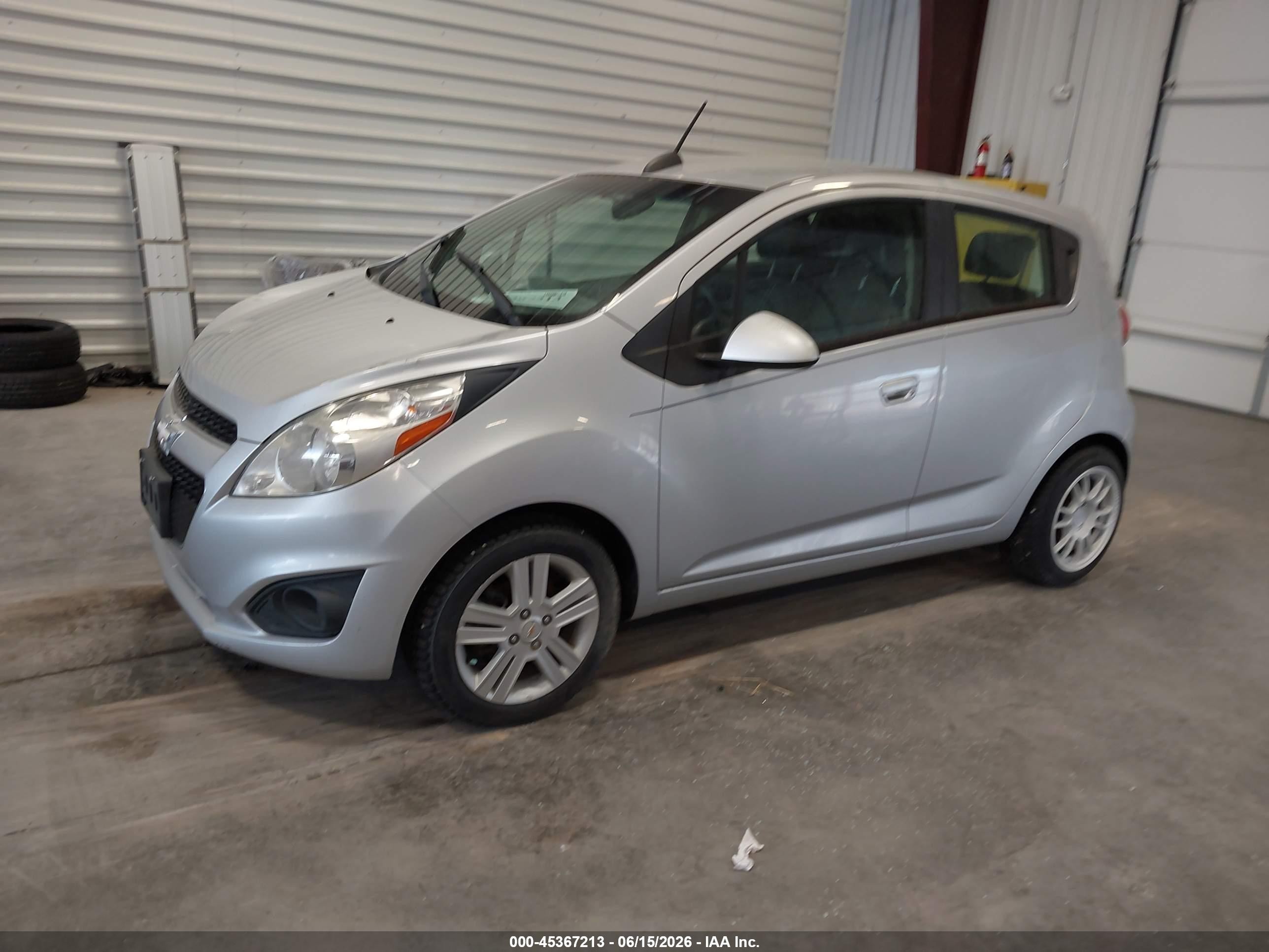 2015 Chevrolet Spark 1lt Cvt Silver vin: KL8CD6S98FC761360