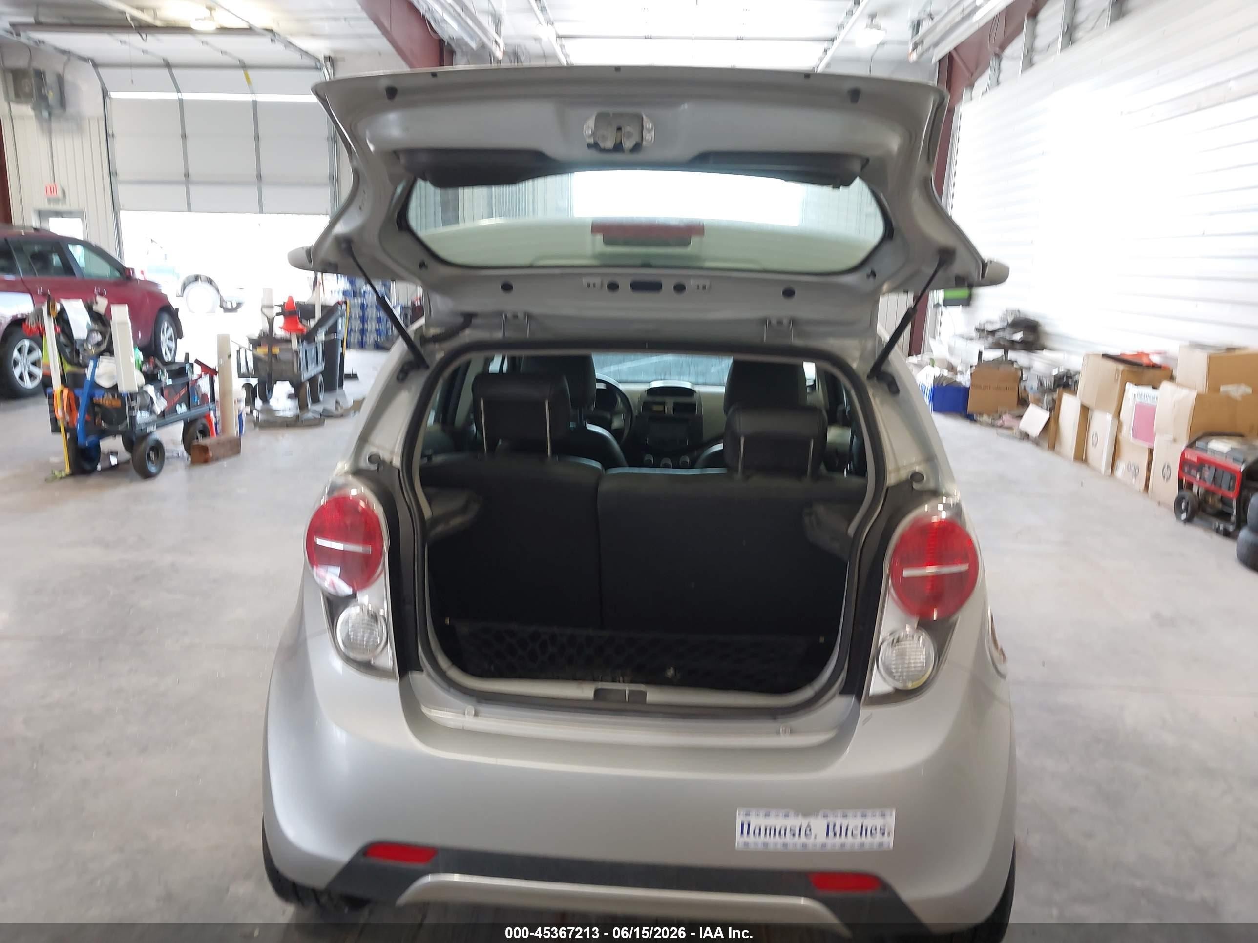 2015 Chevrolet Spark 1lt Cvt Silver vin: KL8CD6S98FC761360