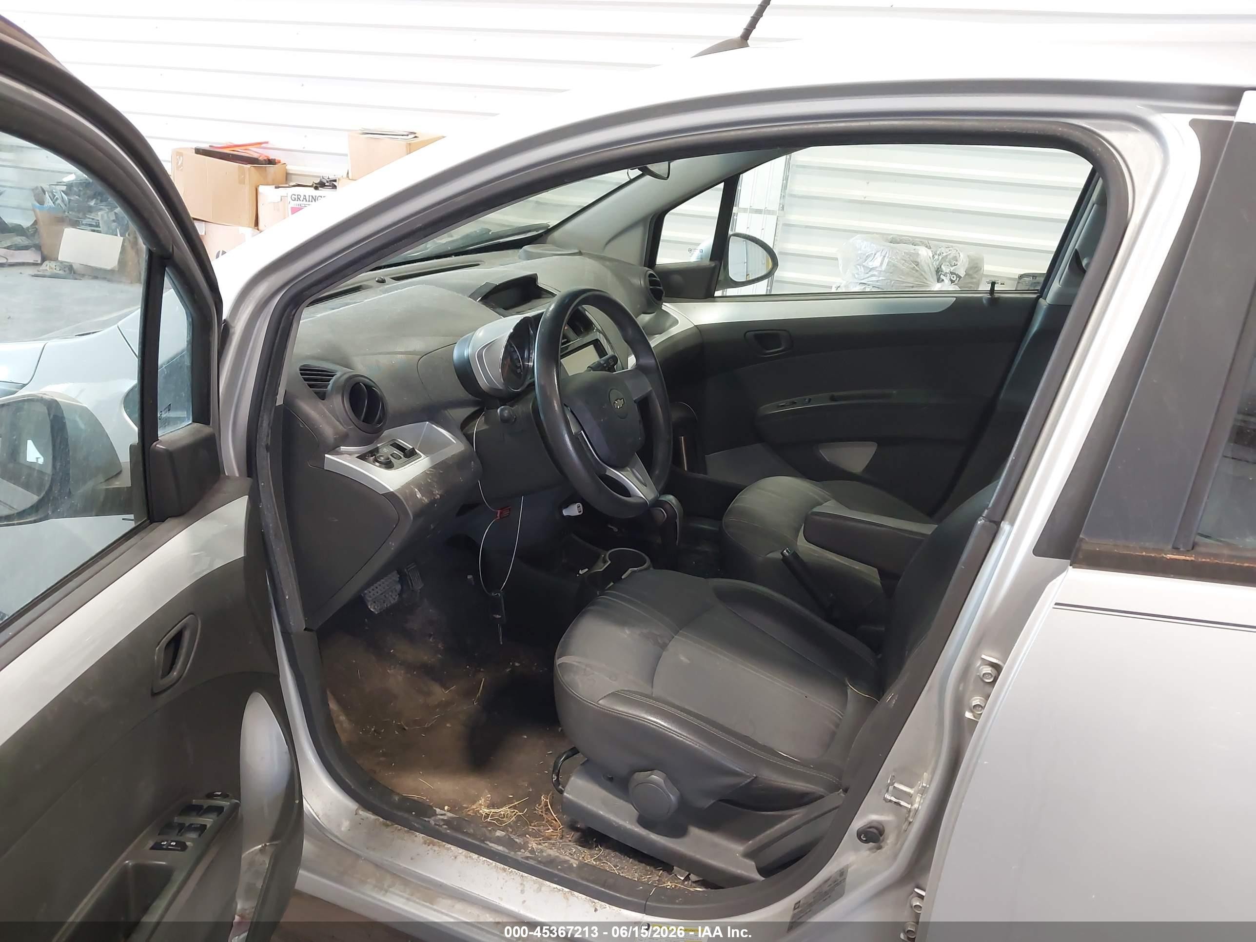 2015 Chevrolet Spark 1lt Cvt Silver vin: KL8CD6S98FC761360