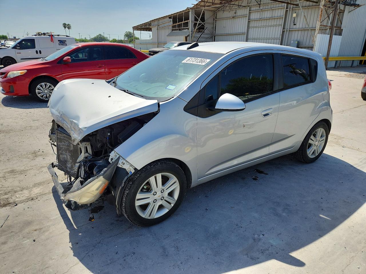 2015 Chevrolet Spark 1lt Silver vin: KL8CD6S98FC761682