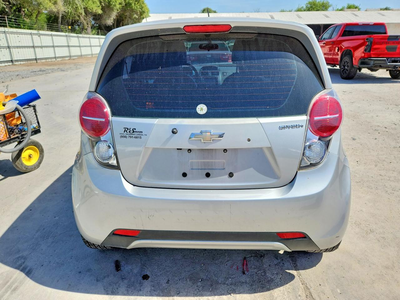 2015 Chevrolet Spark 1lt Silver vin: KL8CD6S98FC761682