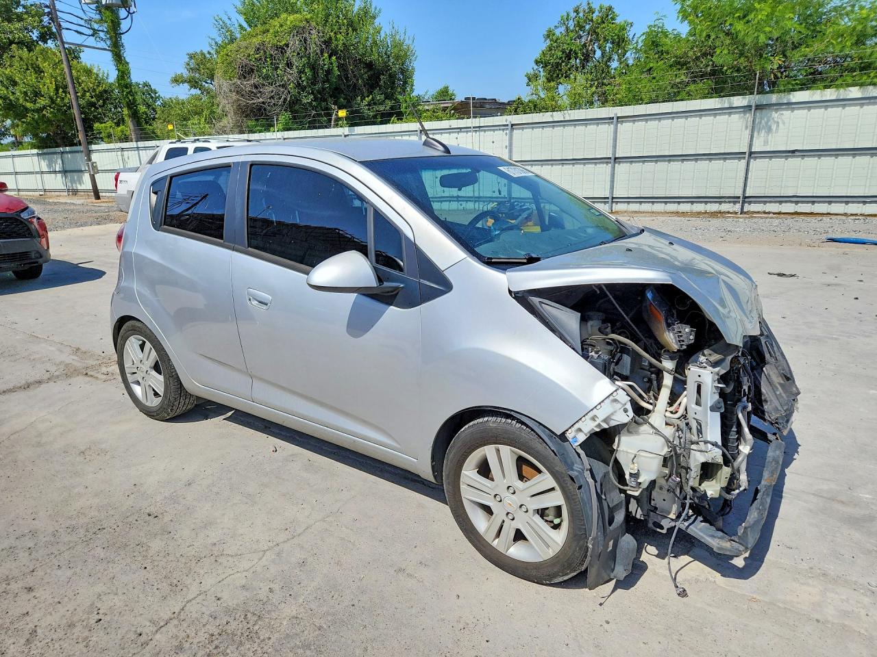 2015 Chevrolet Spark 1lt Silver vin: KL8CD6S98FC761682