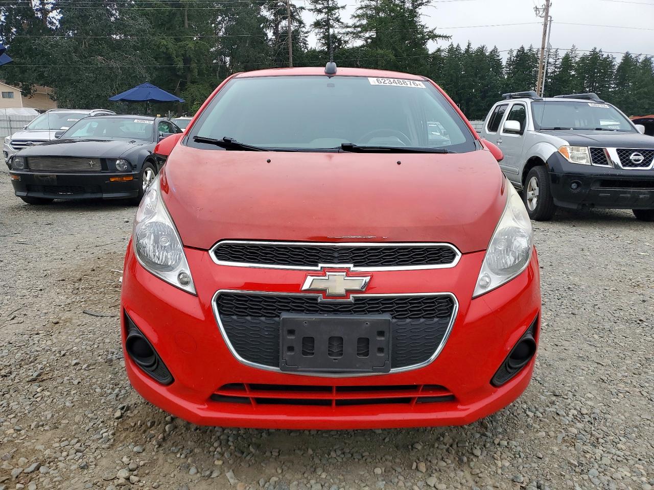 2015 Chevrolet Spark 1lt Red vin: KL8CD6S98FC811285