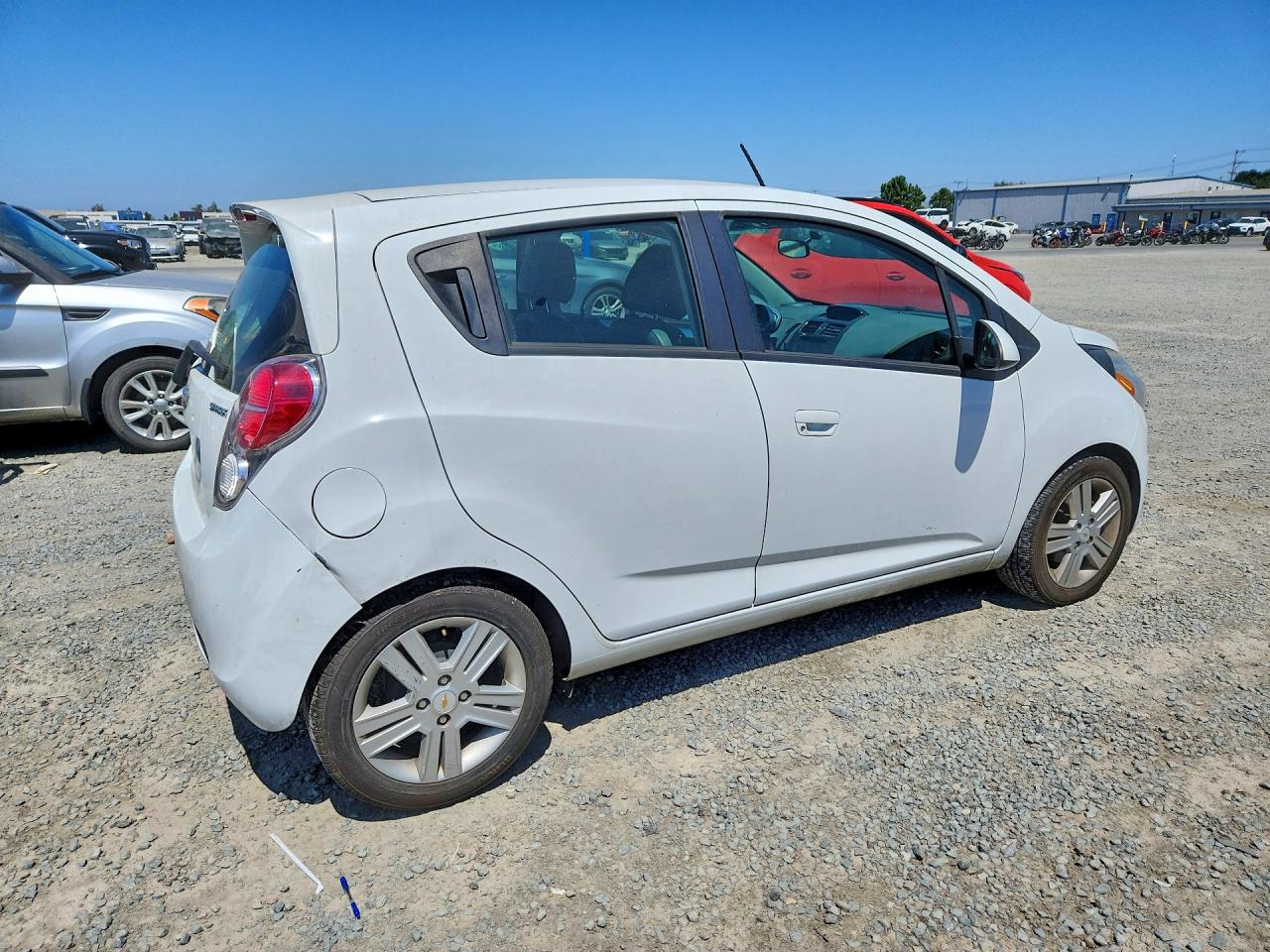 2014 Chevrolet Spark 1lt White vin: KL8CD6S99EC408978