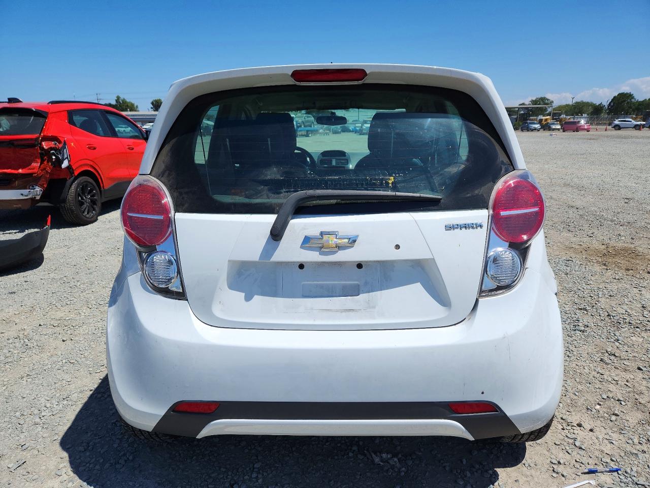 2014 Chevrolet Spark 1lt White vin: KL8CD6S99EC408978